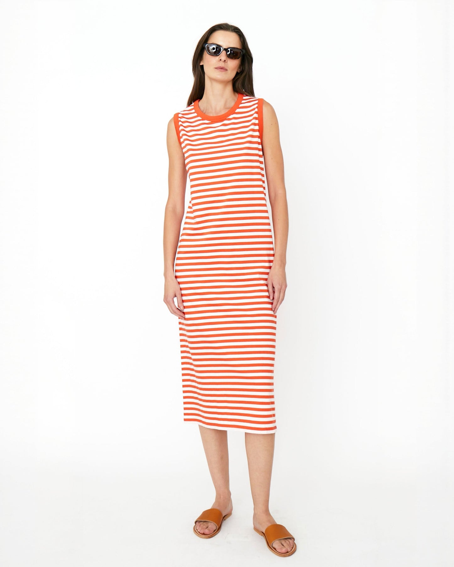 The Tank Dress - Poppy/Cream