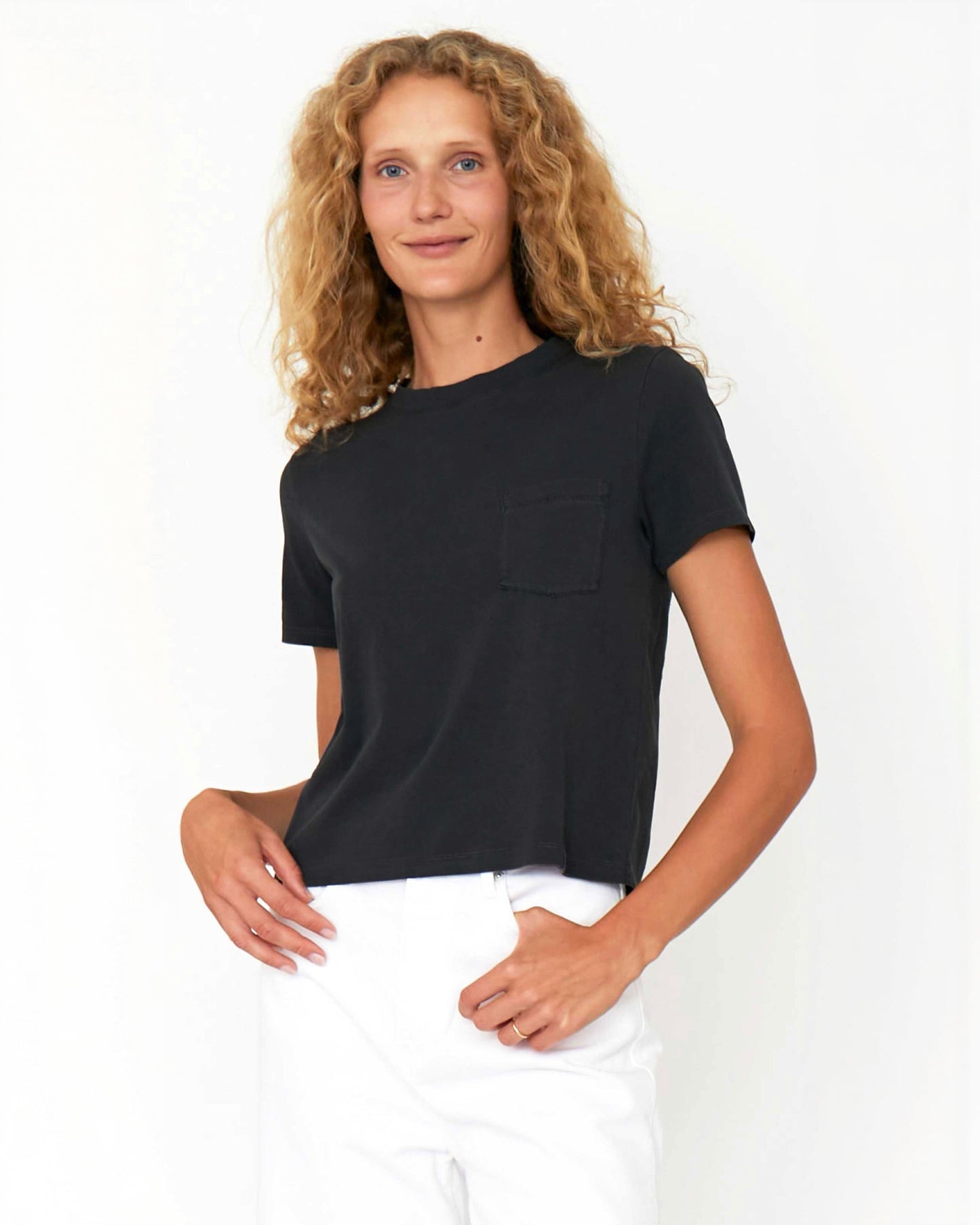 The Wynn Baby Tee - Black