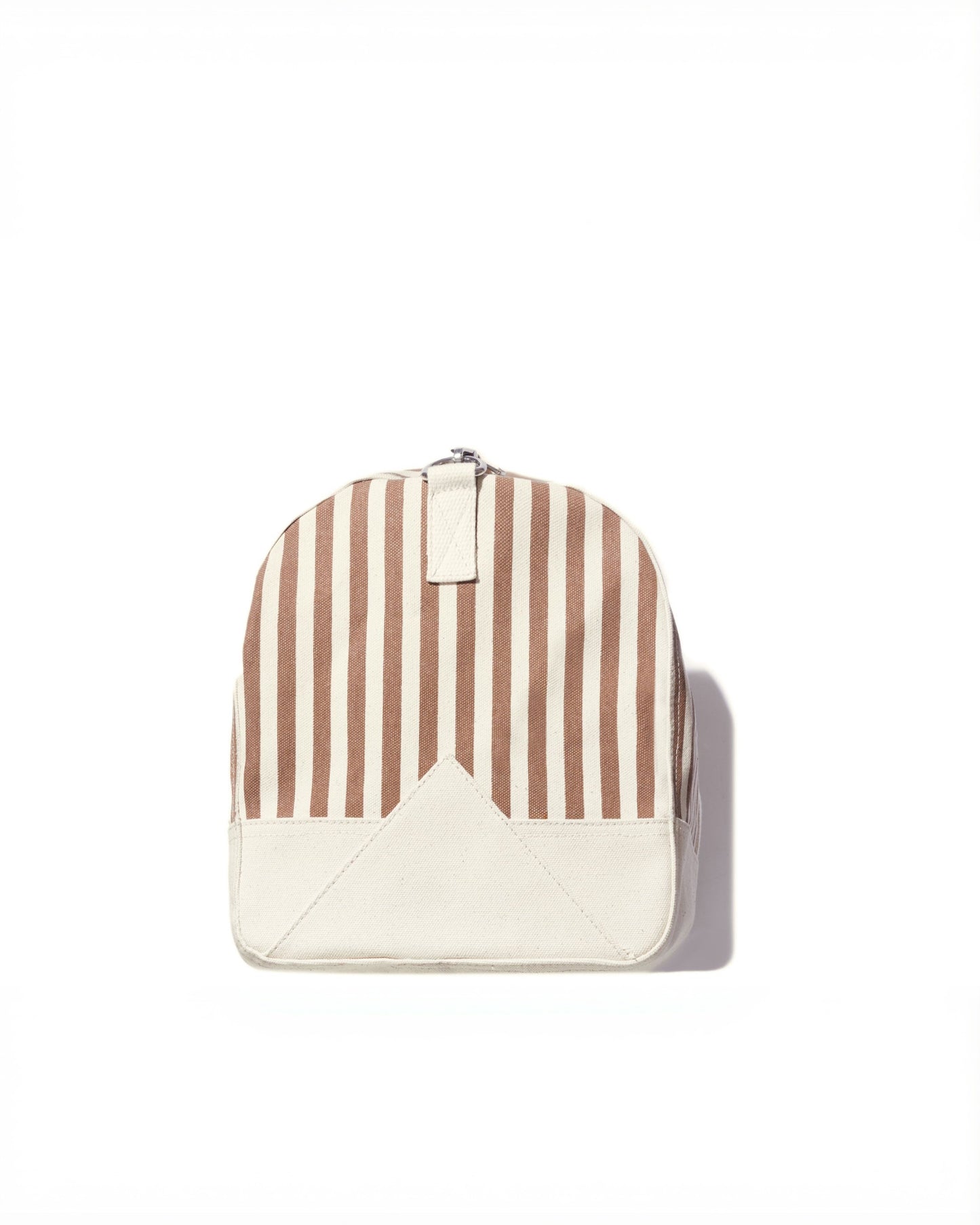 The All Over Striped Duffle Bag - Sand/Canvas Mini Stripe