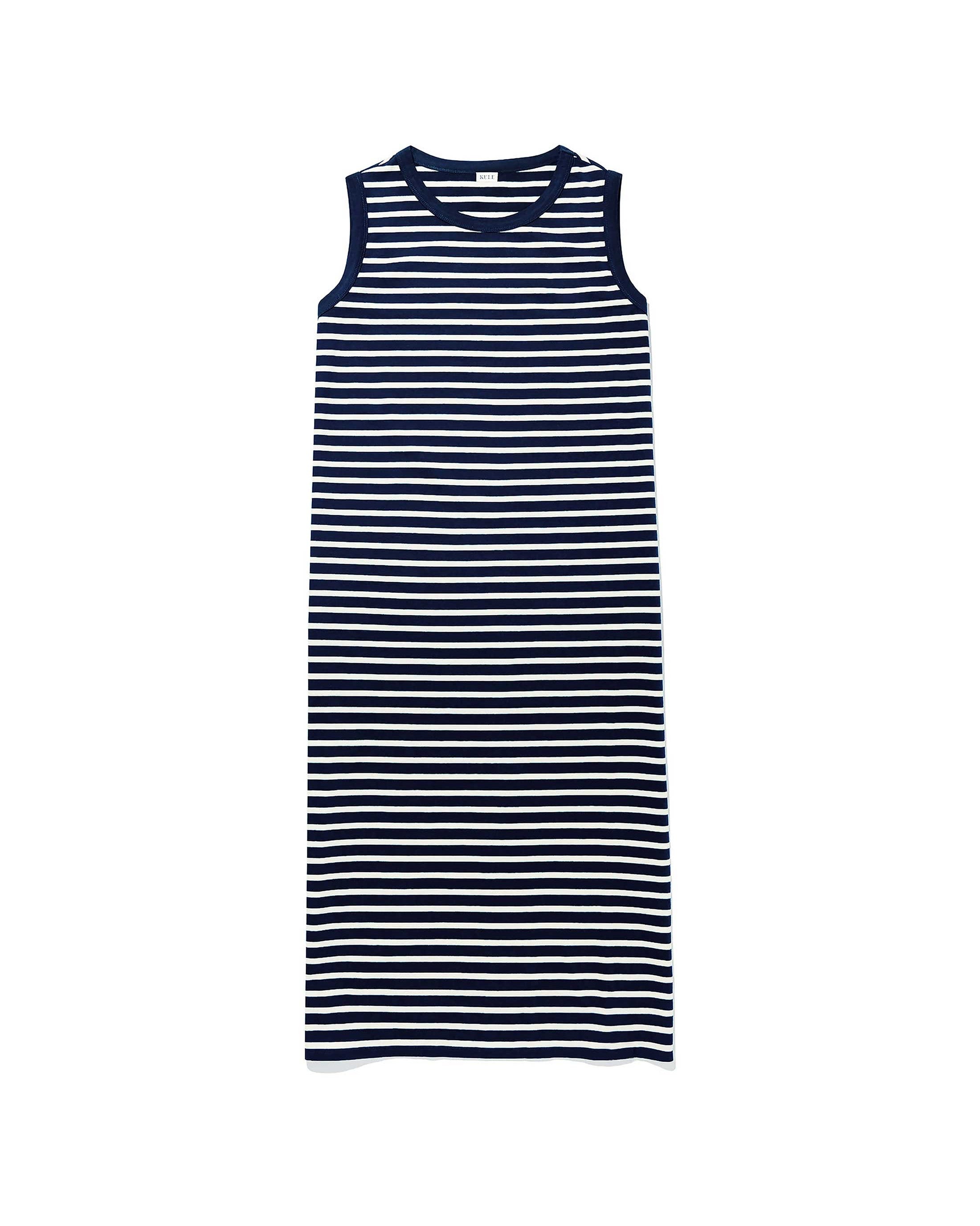 Tank Dress Navy Cream