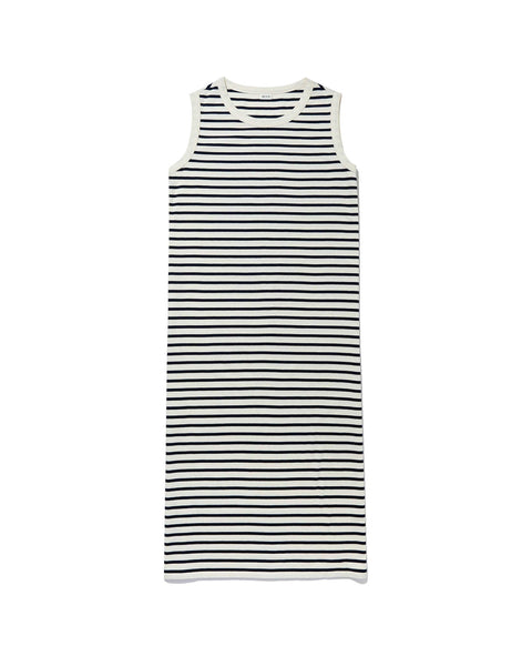 Kule - The Tank Dress - Cream/Navy