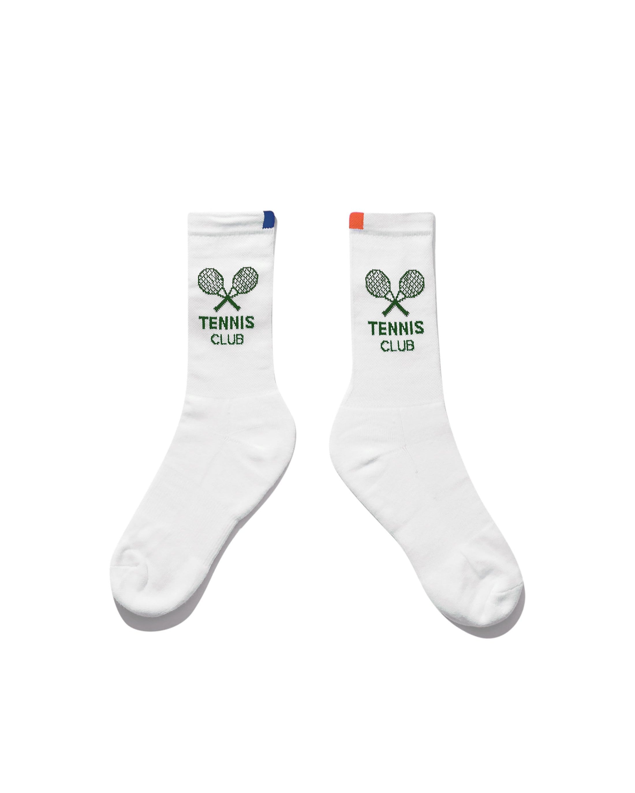 Tennis Sock White Green