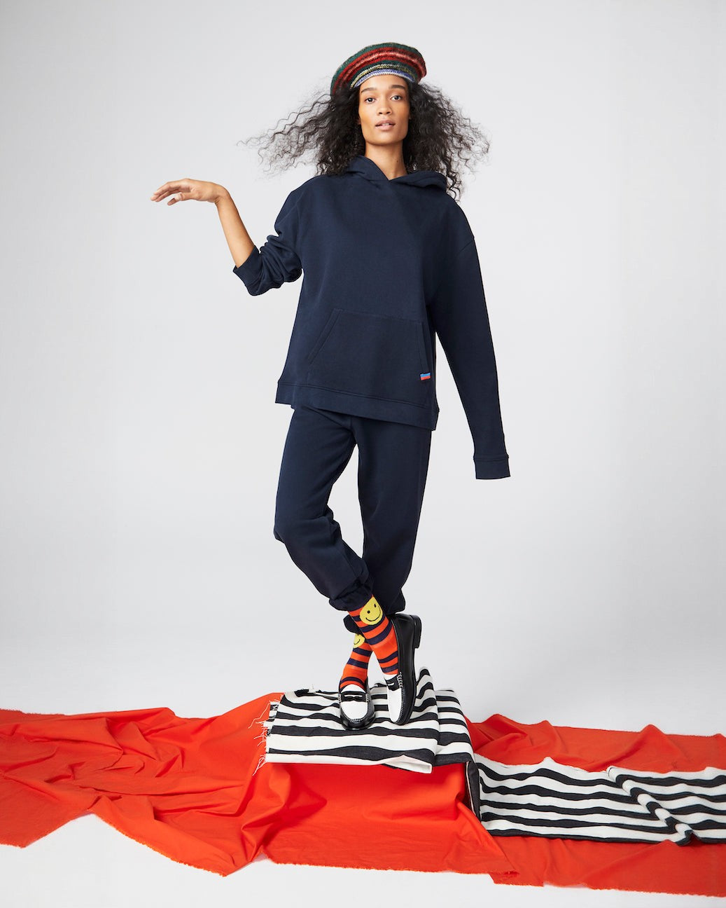 The Women's Organic Sweatpants - Navy