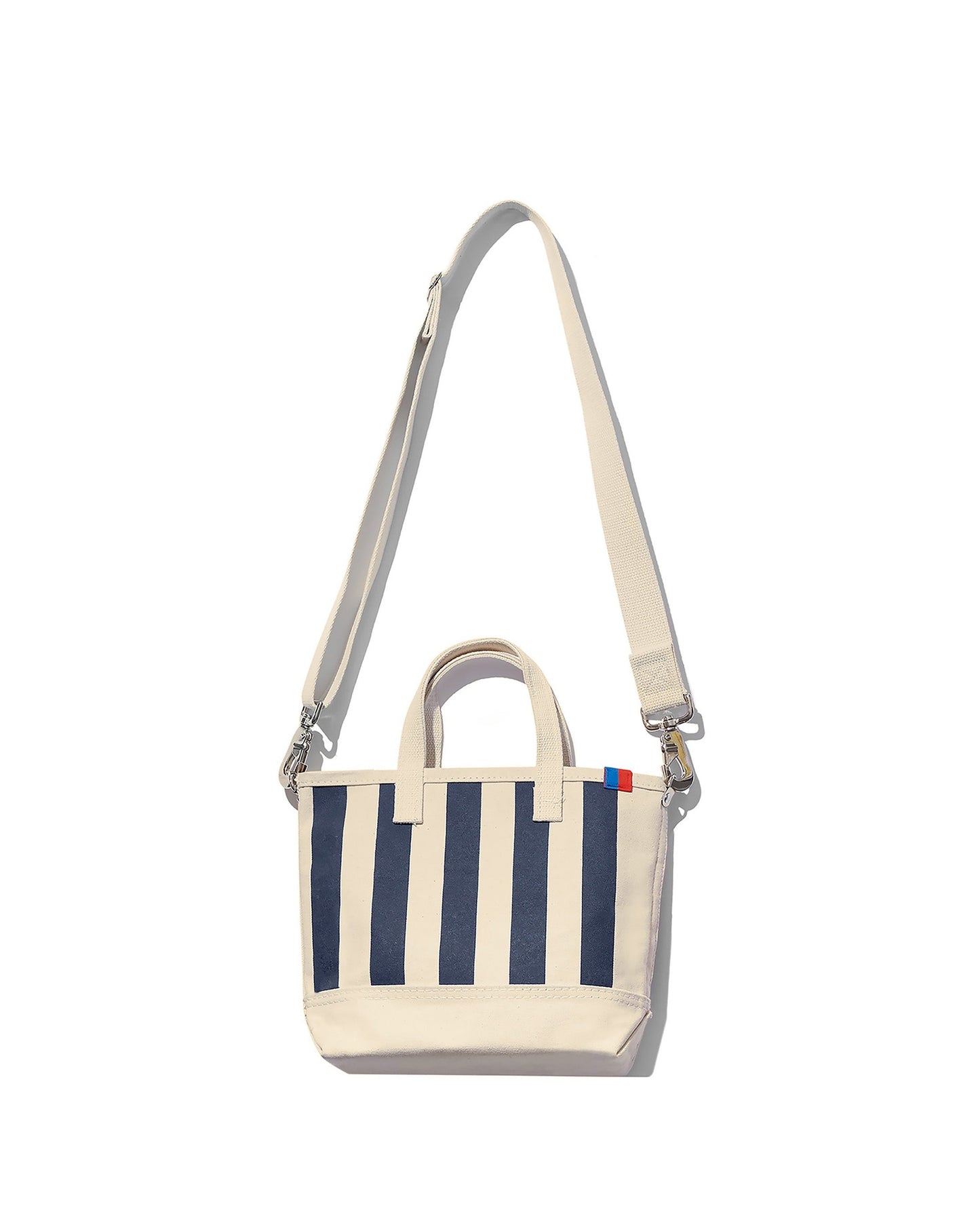 The All Over Striped Bucket - Canvas/Navy