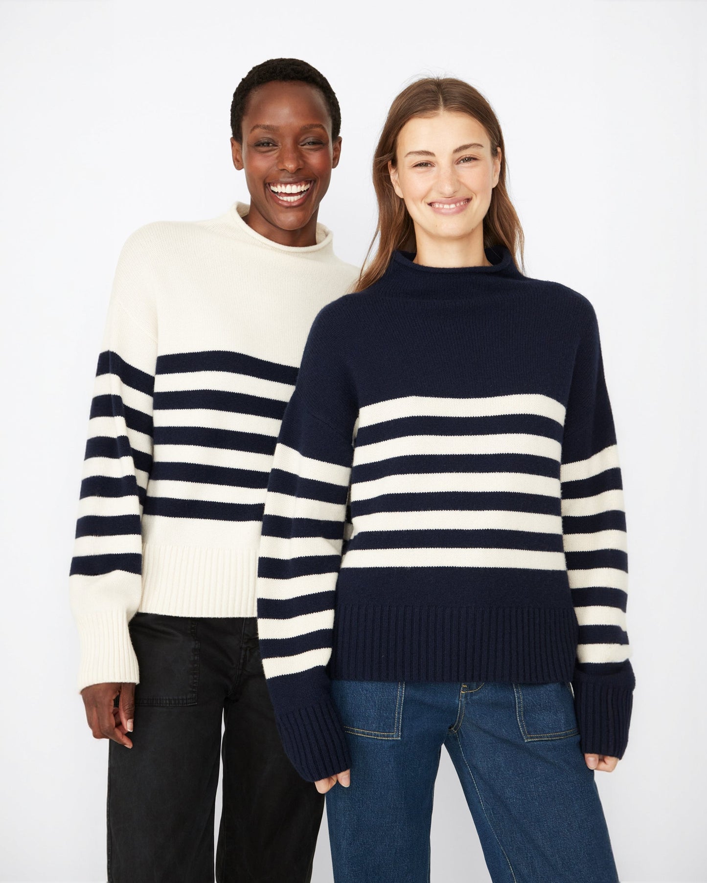 The Lucca - Cream/Navy