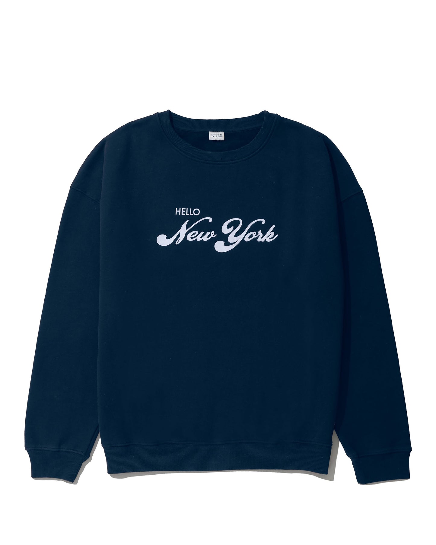 The Oversized Hello New York Sweatshirt - Navy