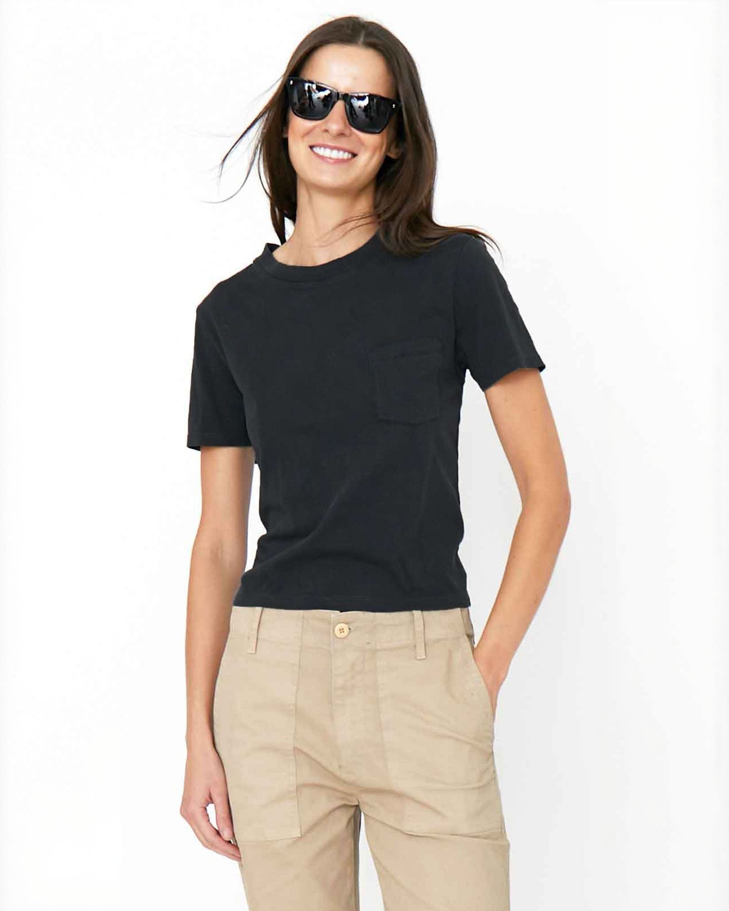 The Wynn Baby Tee - Black