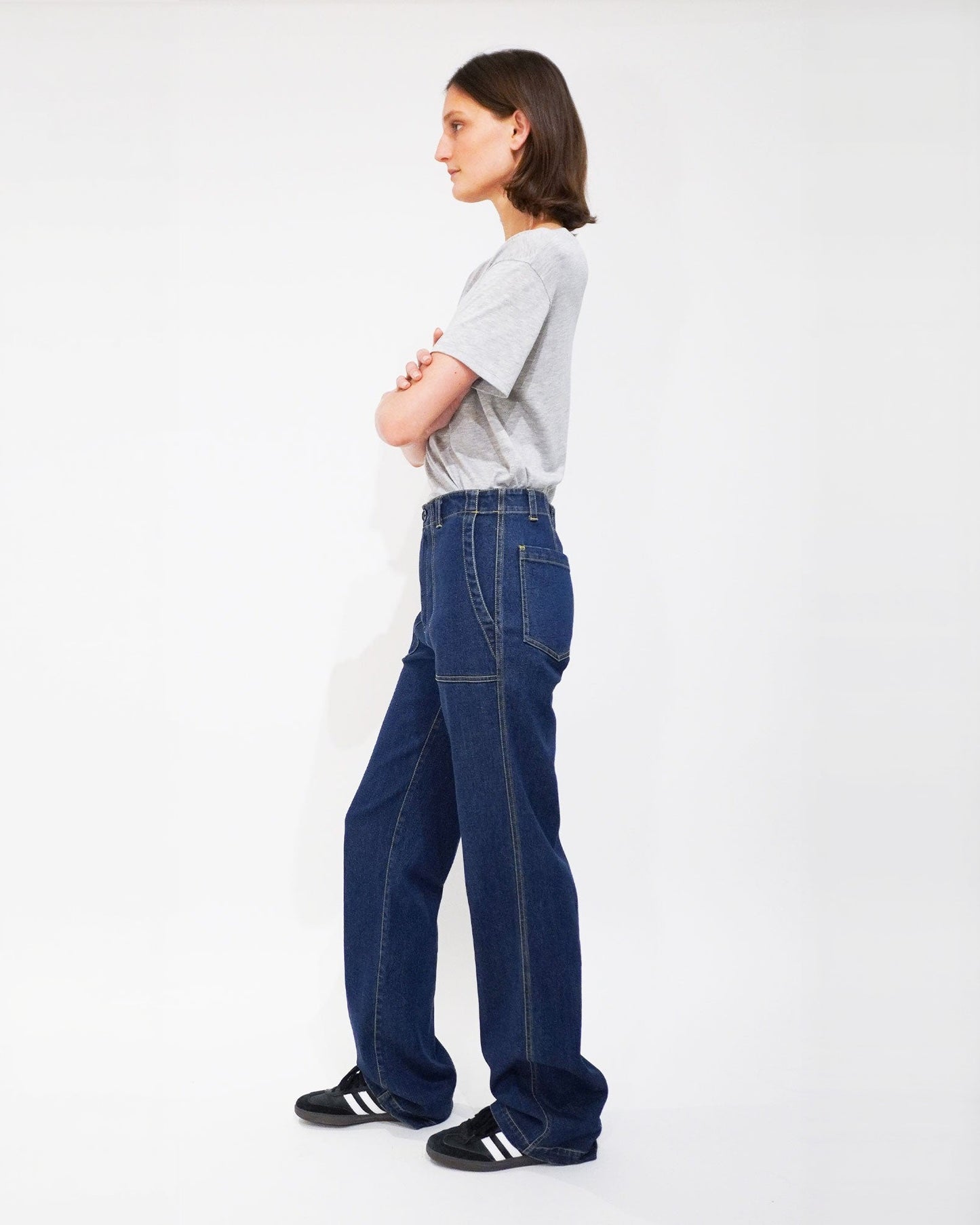 The Denim City Pants - Dark Denim