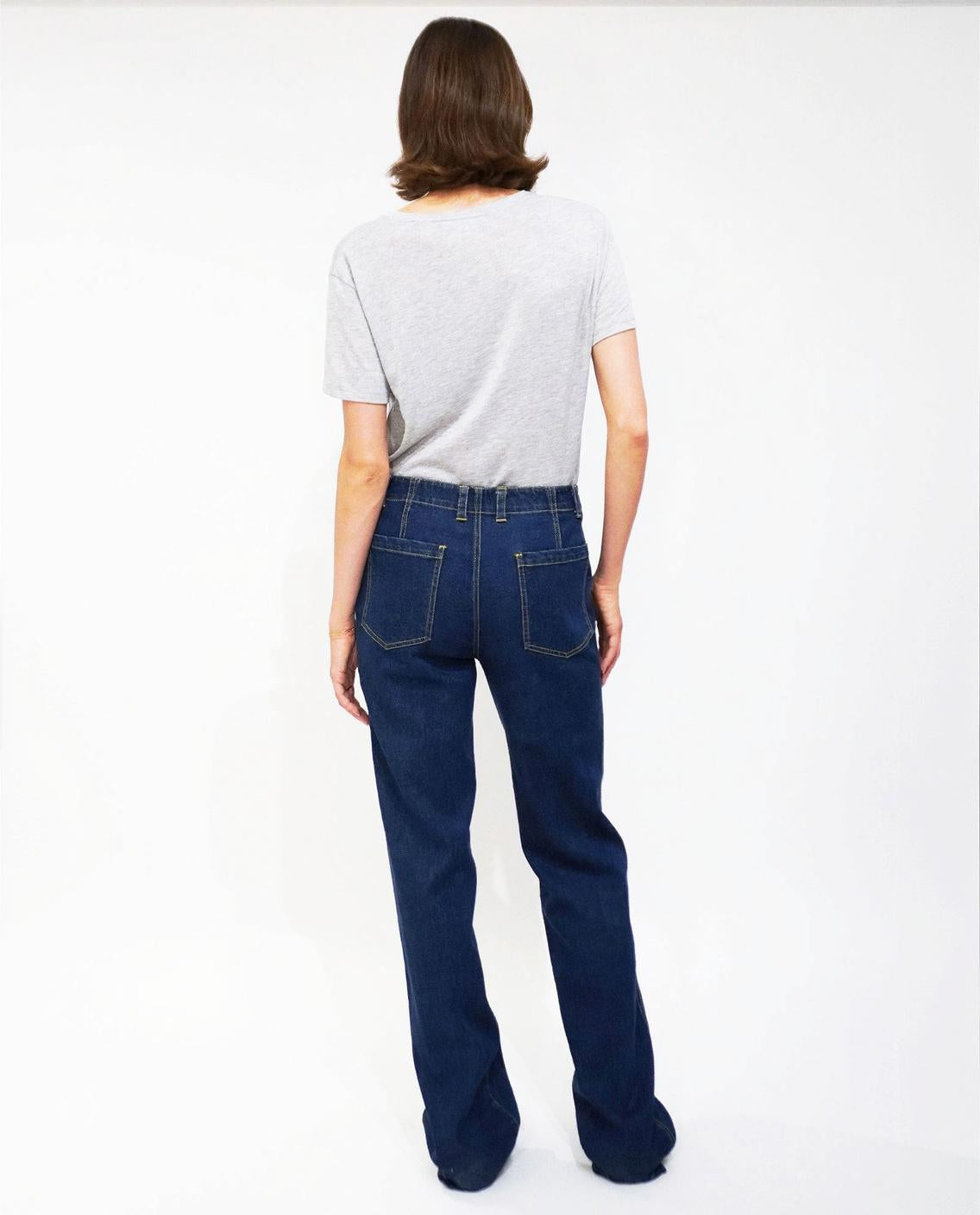 The Denim City Pants - Dark Denim