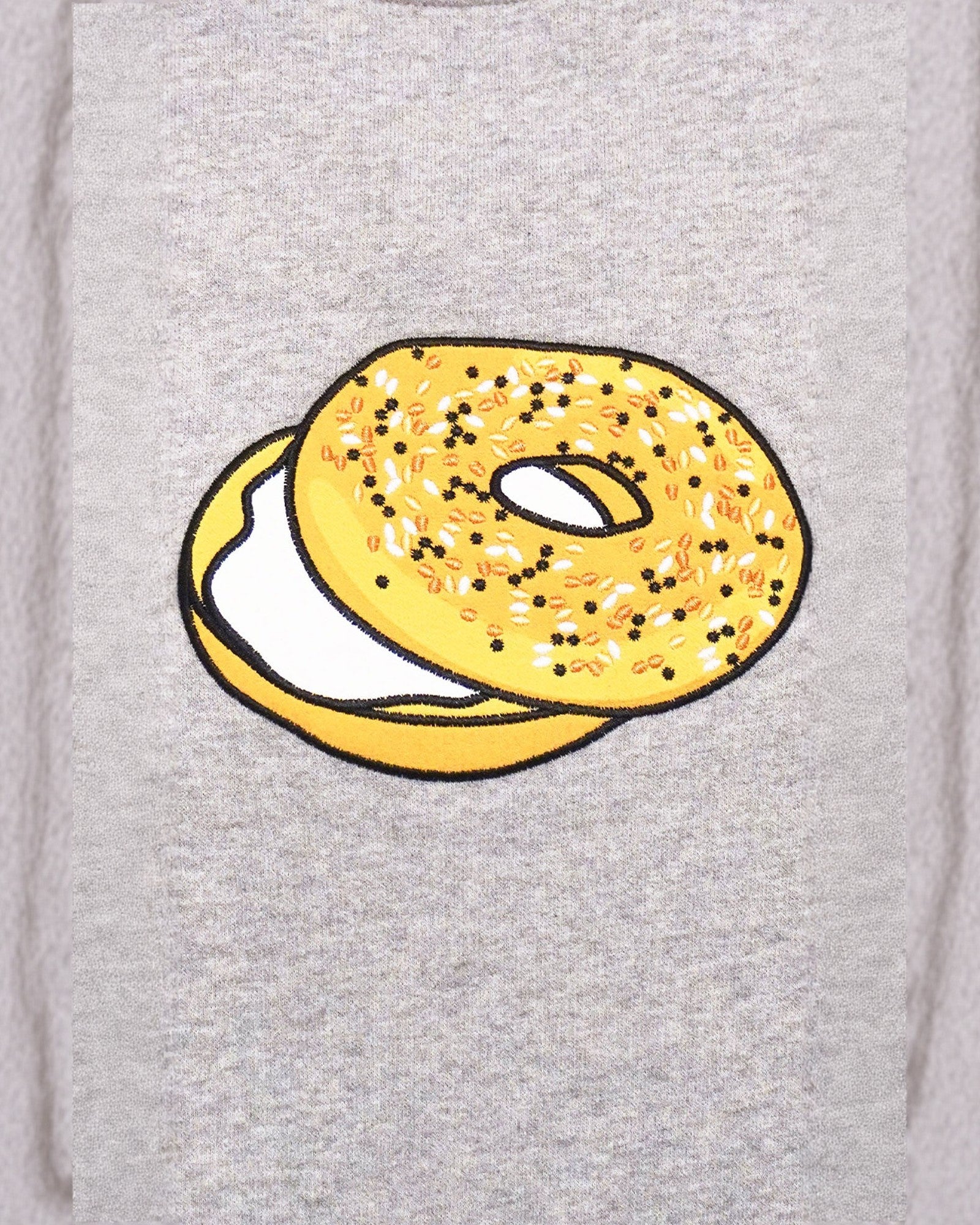 The Oversized Bagel Sweatshirt - Heather Grey