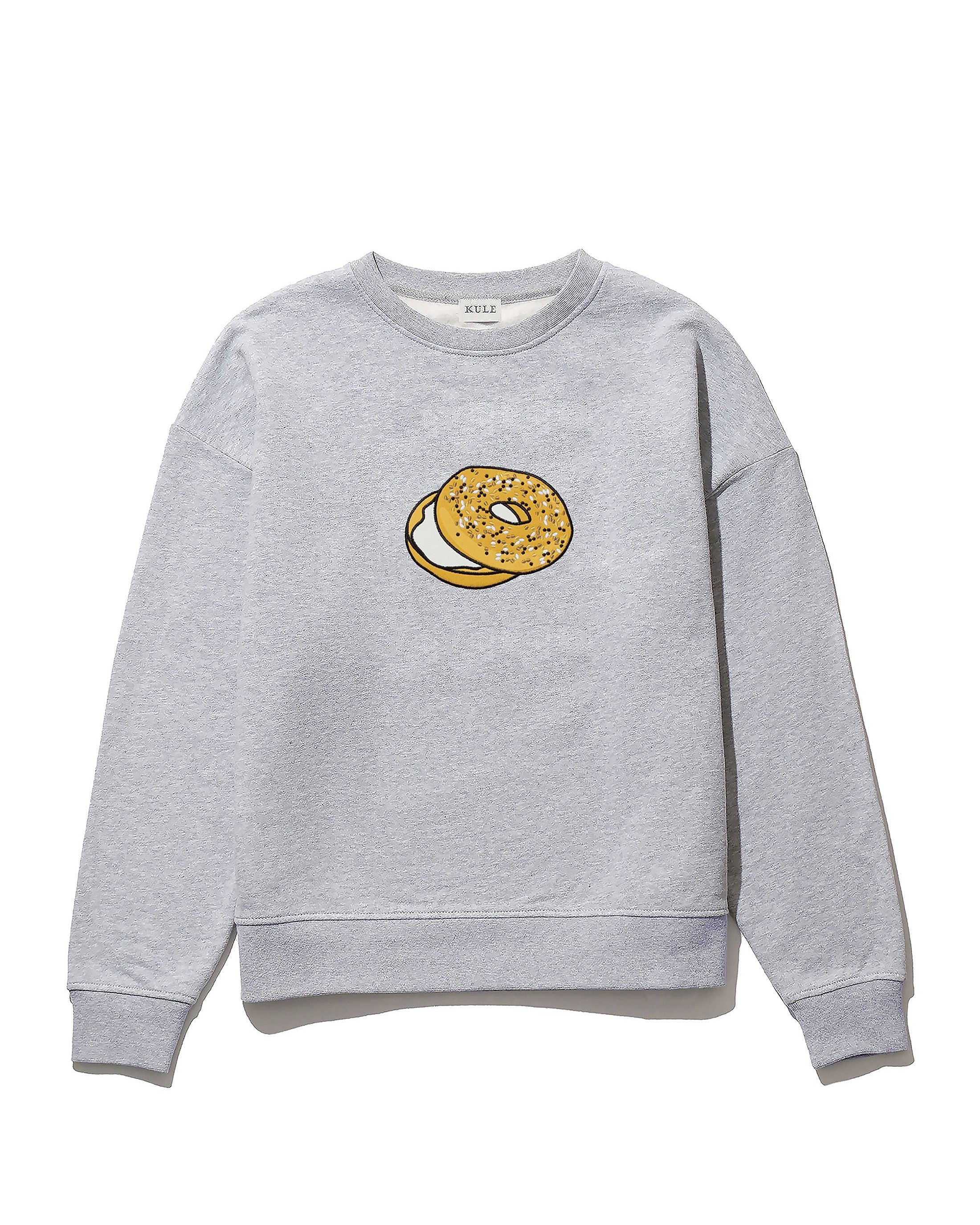 The Oversized Bagel Sweatshirt - Heather Grey