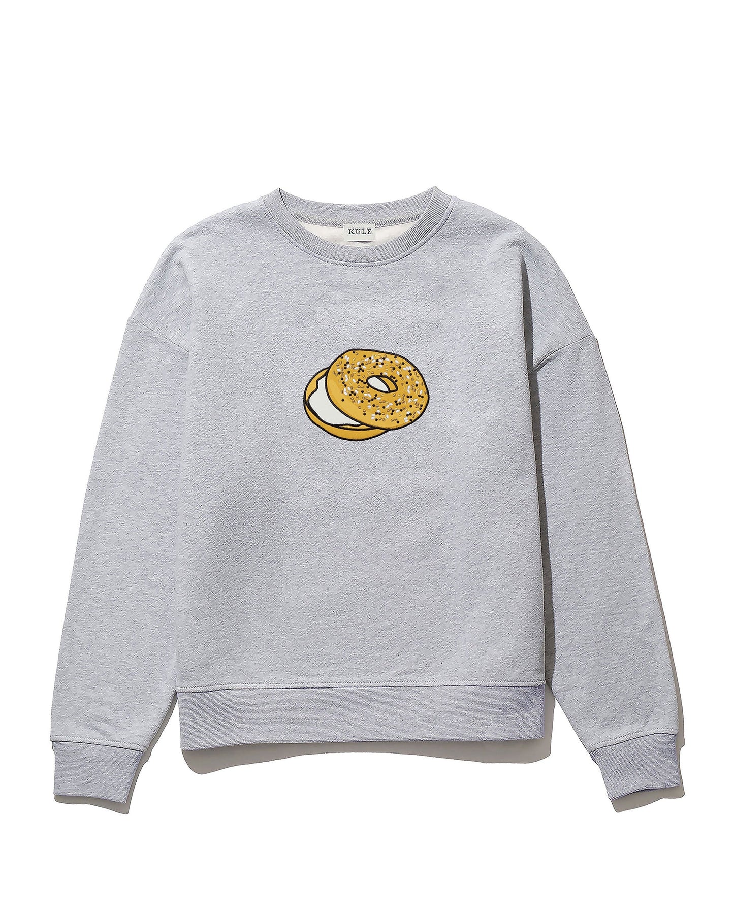 The Oversized Bagel Sweatshirt - Heather Grey