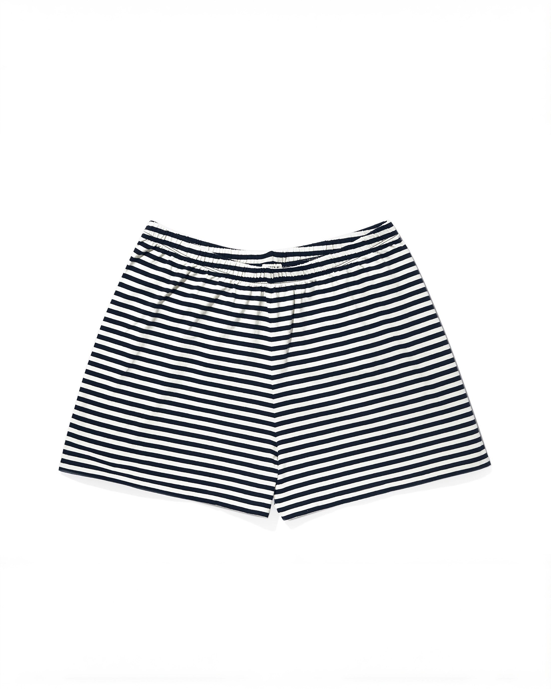 The Short PJ Set - Navy/White