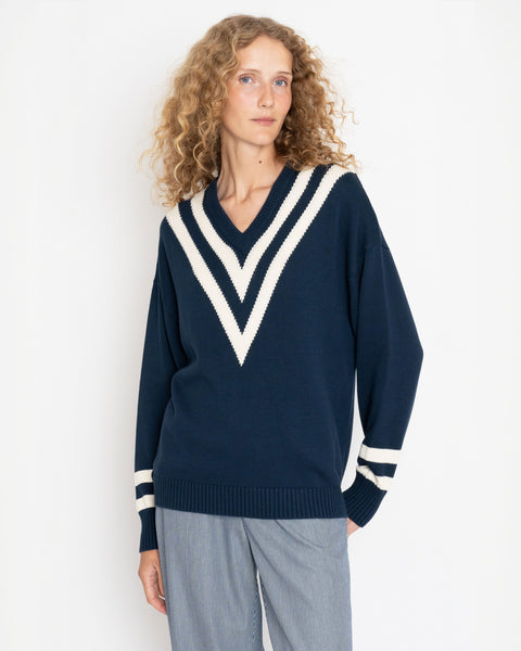 The Anchor - Navy/Cream