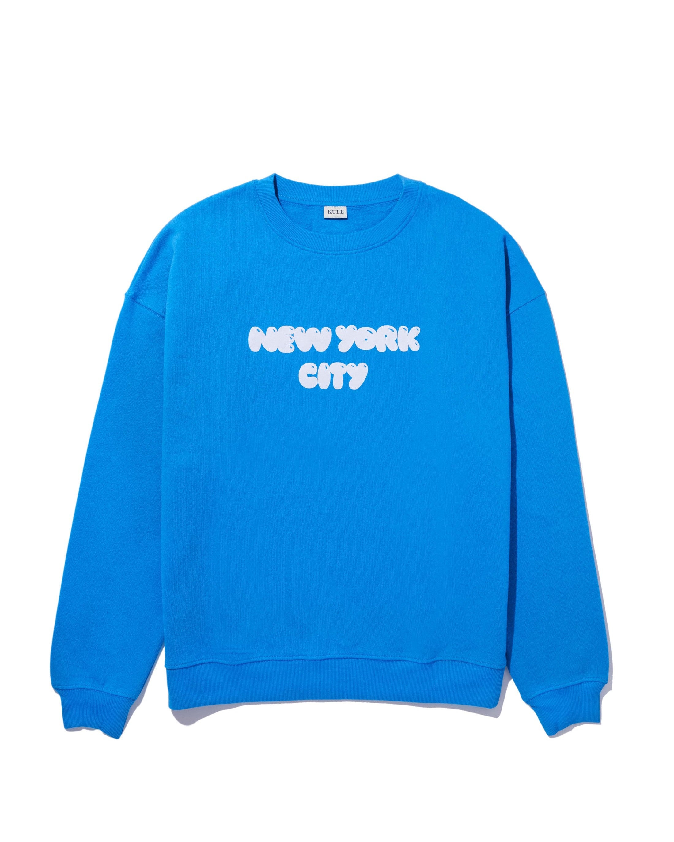 The Oversized New York City Sweatshirt - Royal Blue