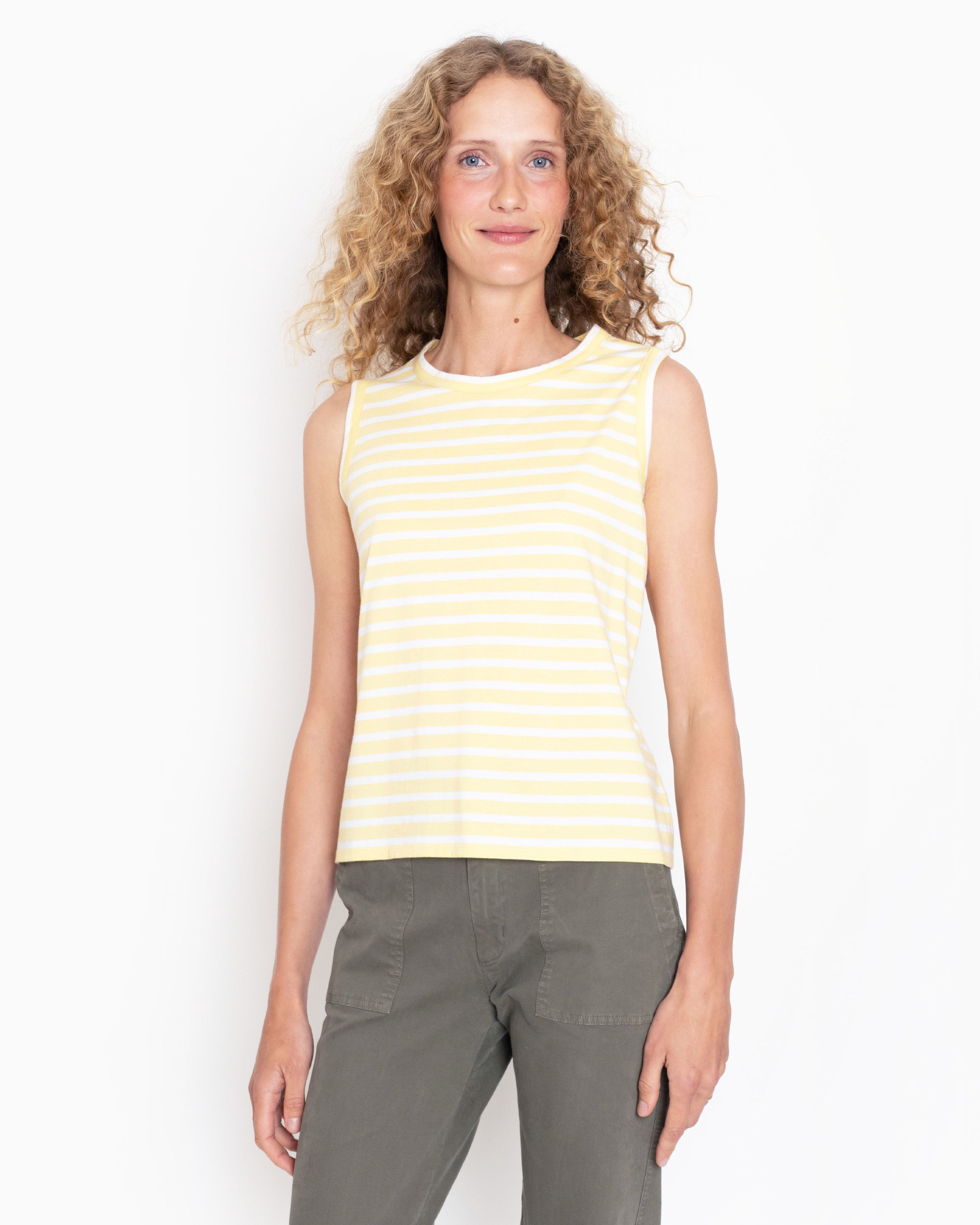The Tank - Butter/White