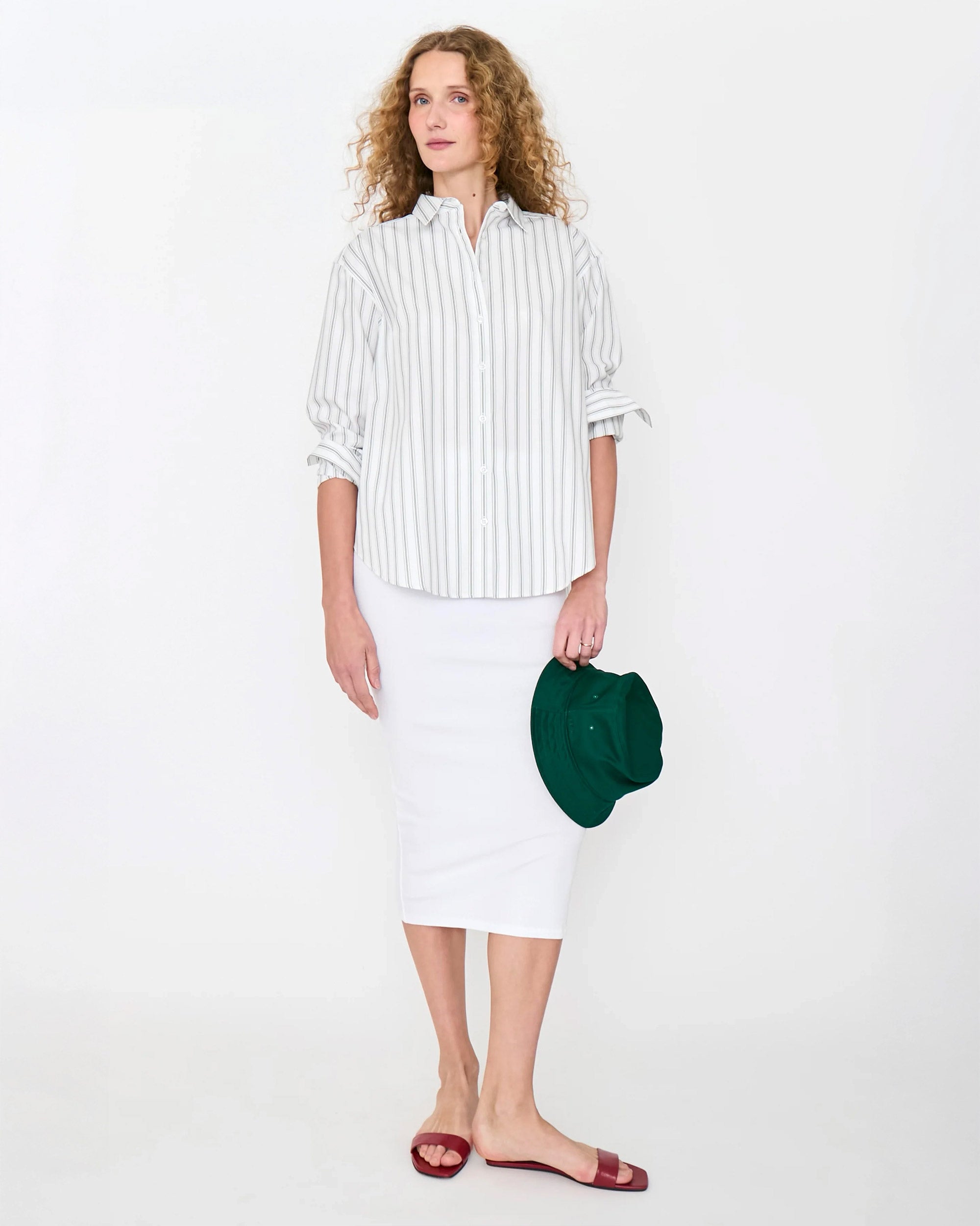 The Ribbed Clem - White