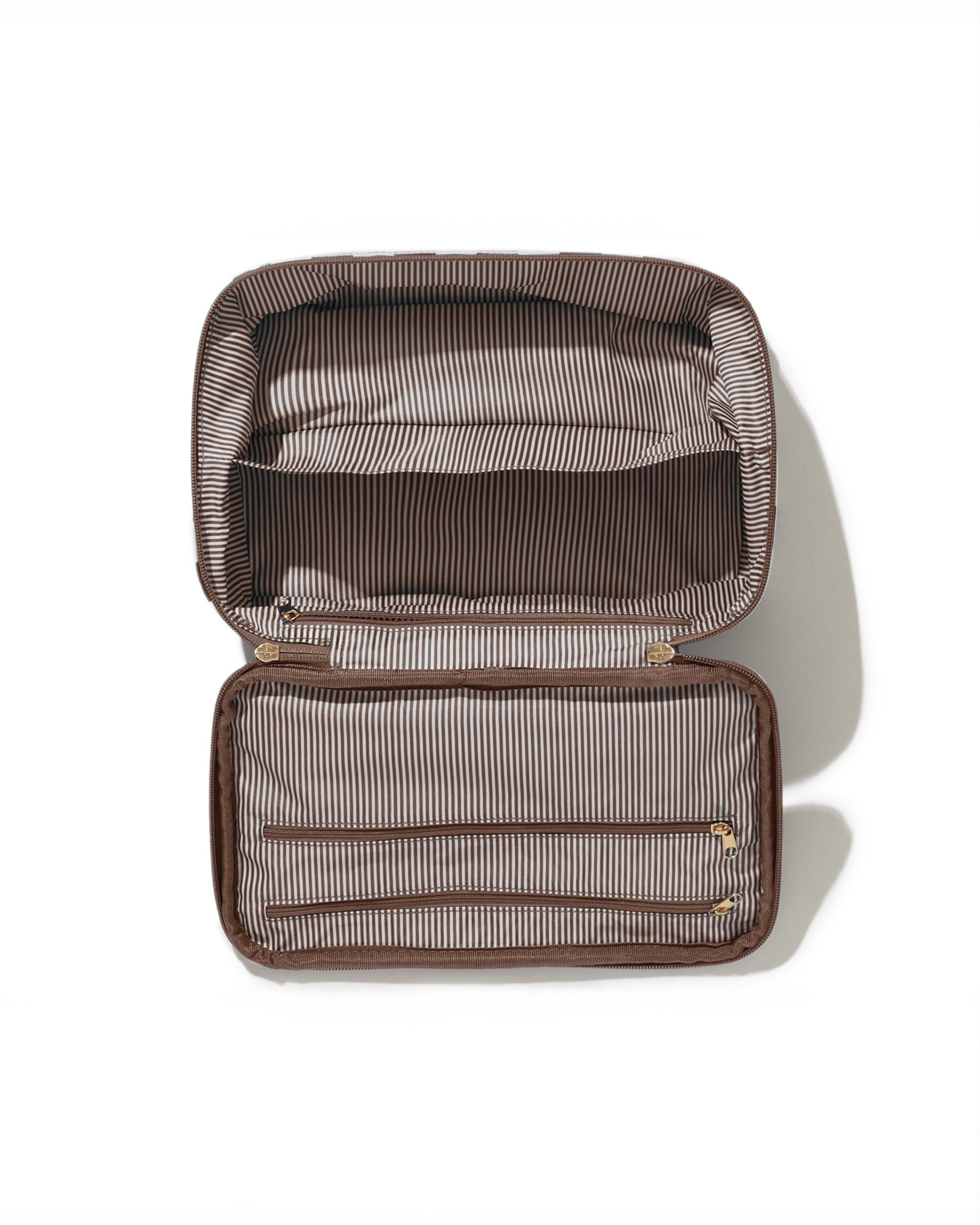 The Cosmetic Set - Mocha/Canvas