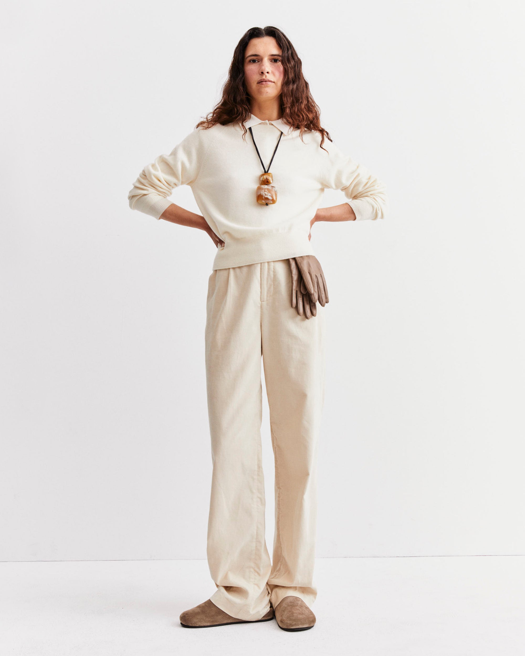 The Corduroy Grable - Parchment