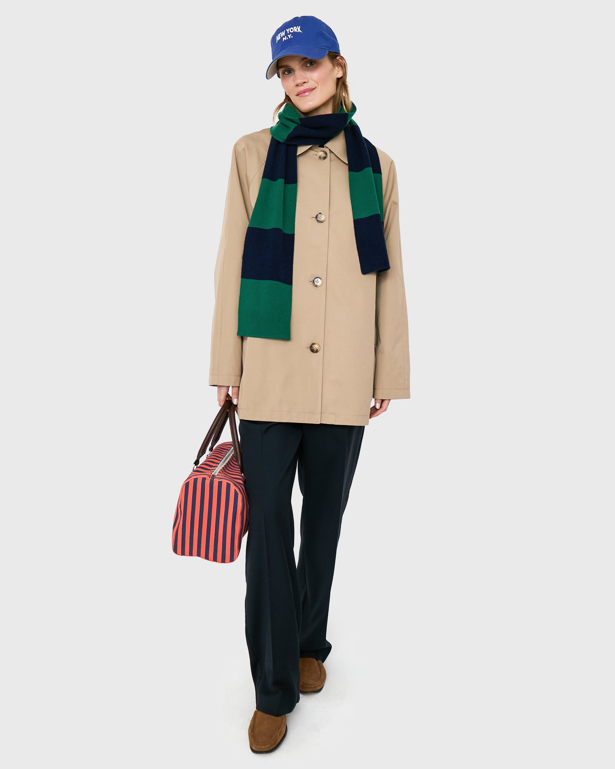 The Grady - Navy/Fern