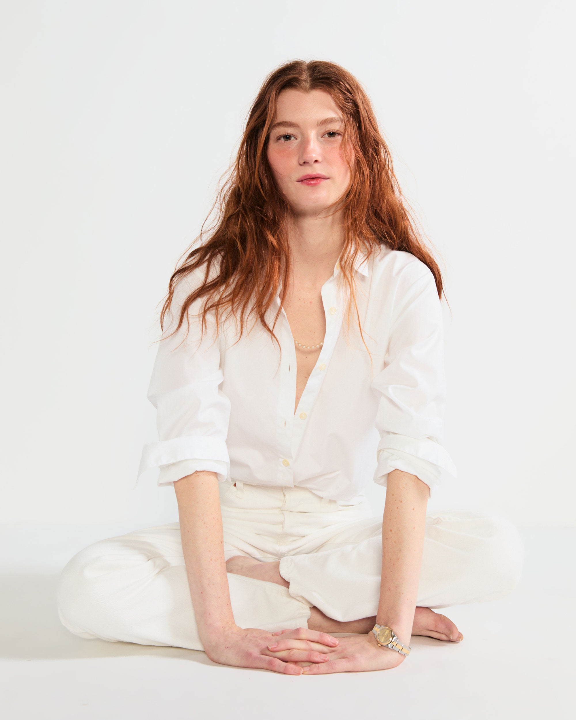 The Hutton Oversized Shirt - White