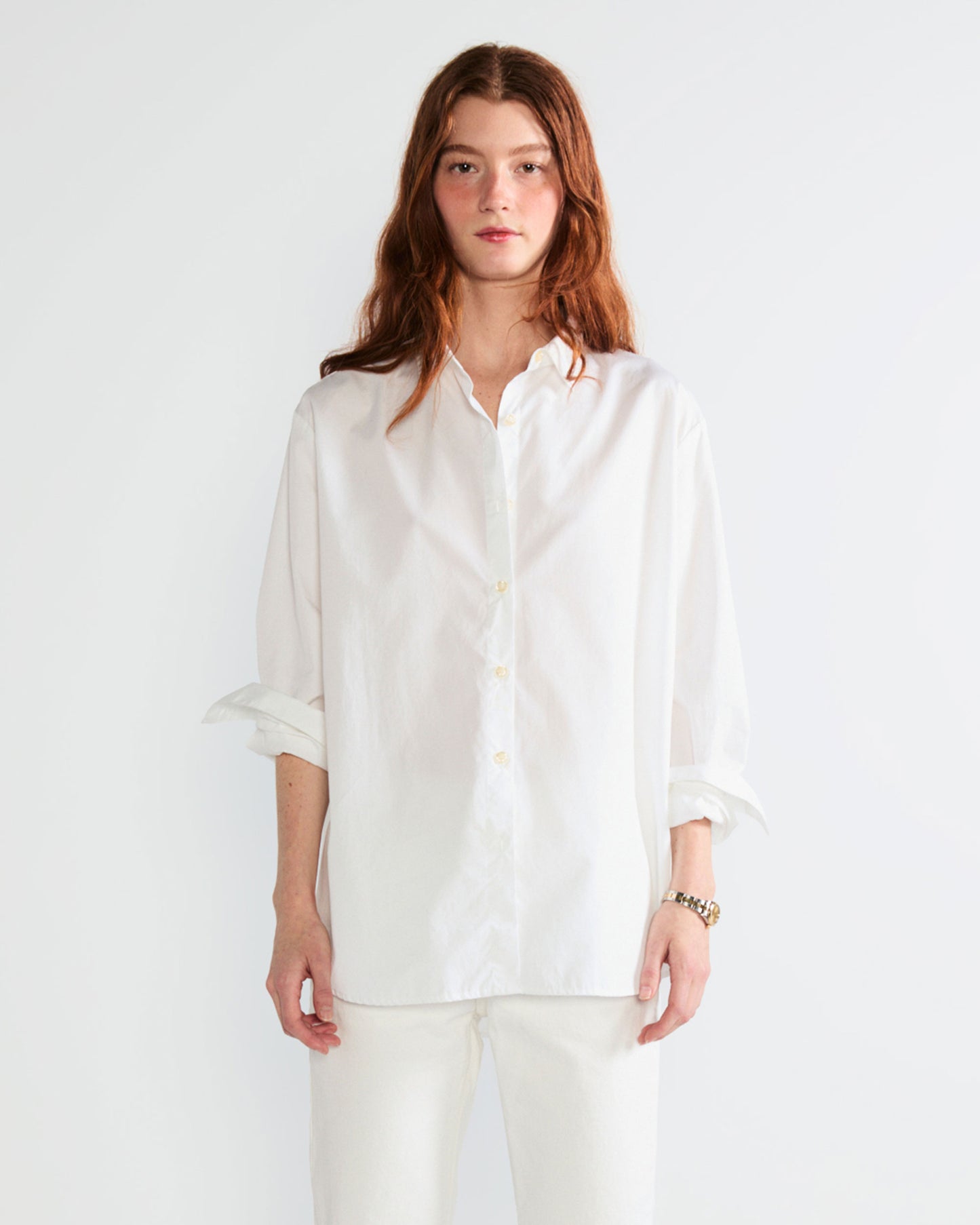 The Hutton Oversized Shirt - White