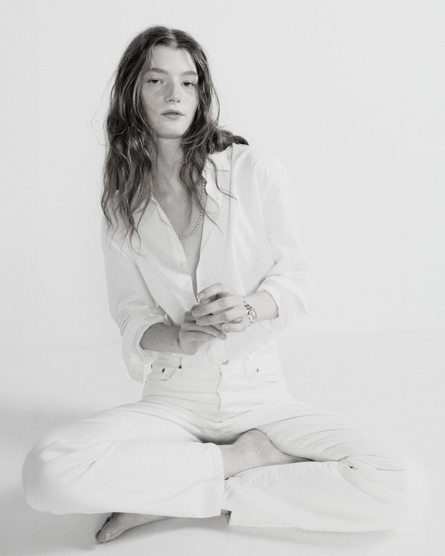 The Hutton Oversized Shirt - White