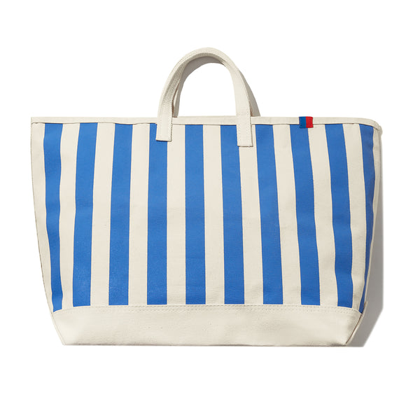 Buy HOMESTOP Blue Change Stripe Gusset Canvas Bag