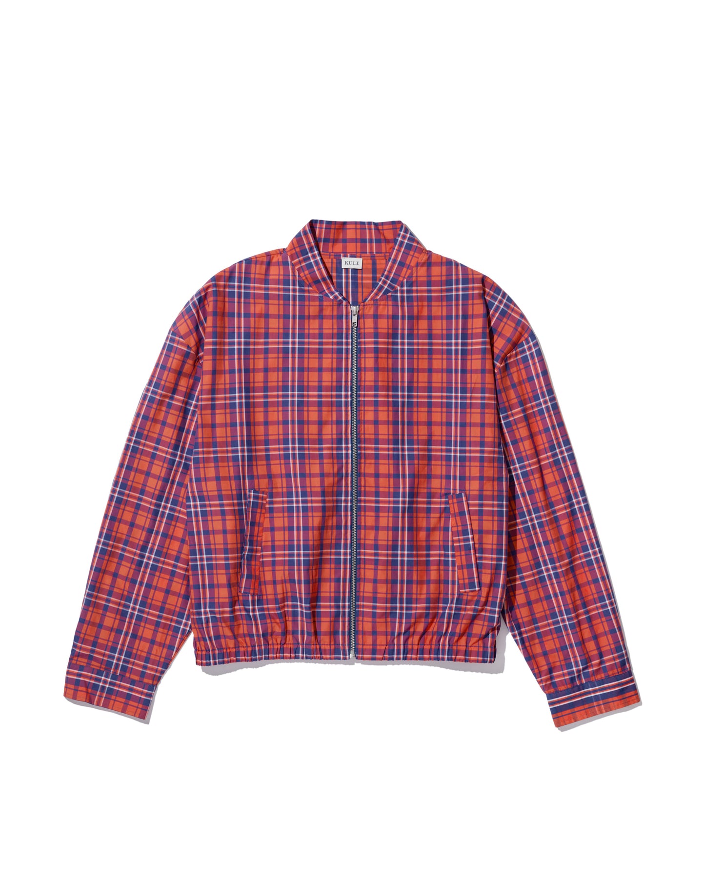 The Bennie - Poppy/Navy Plaid