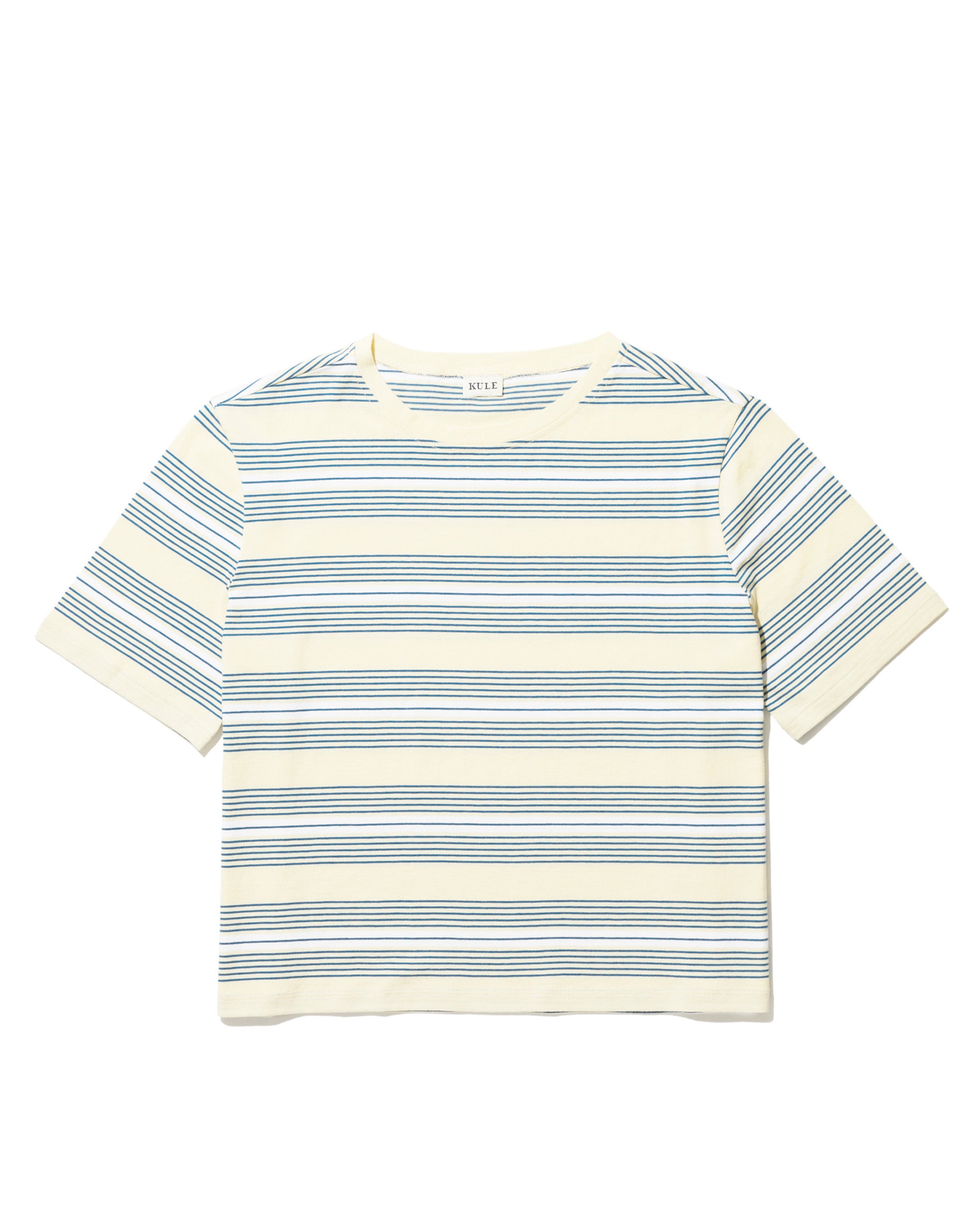 The Brentwood - Cream/Blue Multistripe