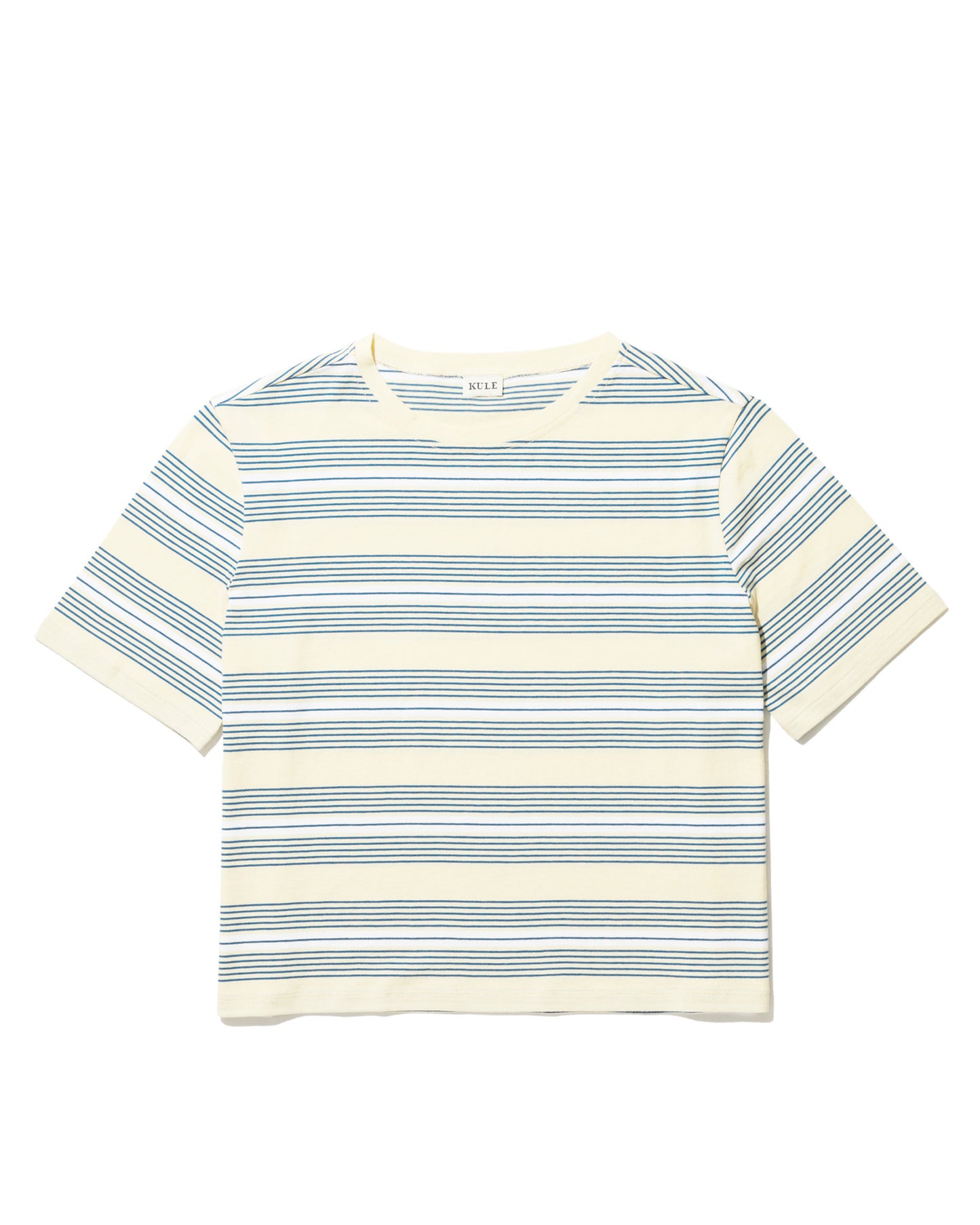The Brentwood - Cream/Blue Multistripe