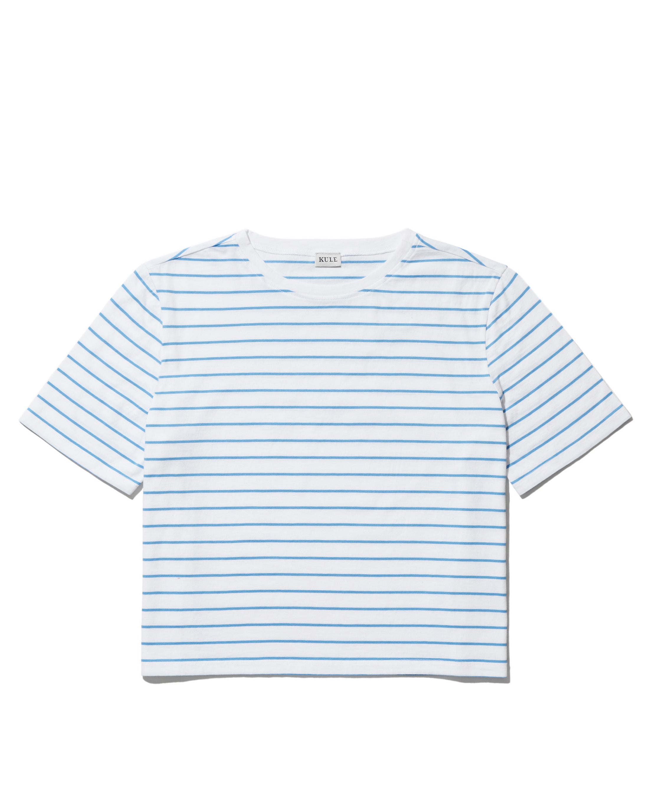 The Brentwood - White/Azzuro Pinstripe