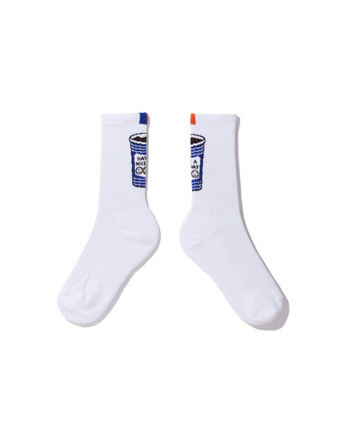 The Women's Coffee Sock - White