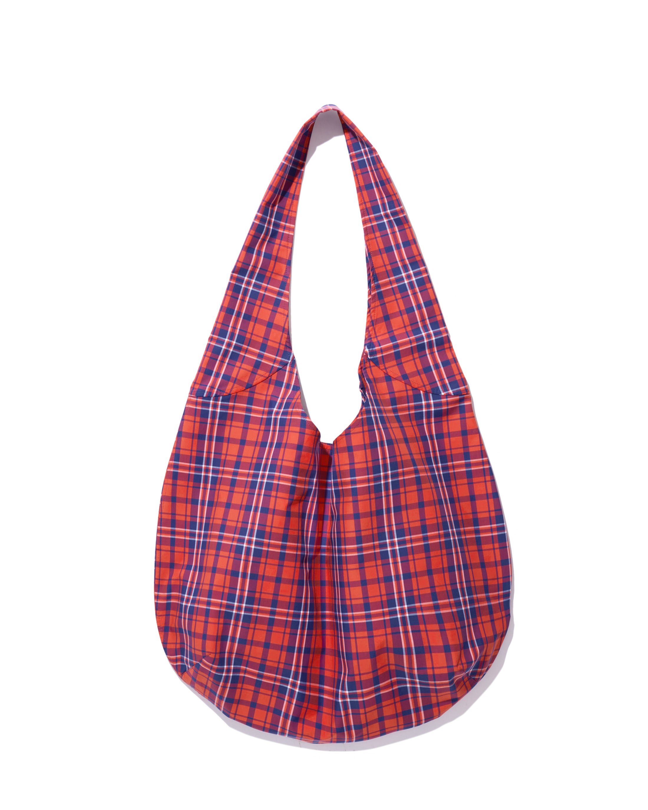 Sac Poppy Navy Plaid