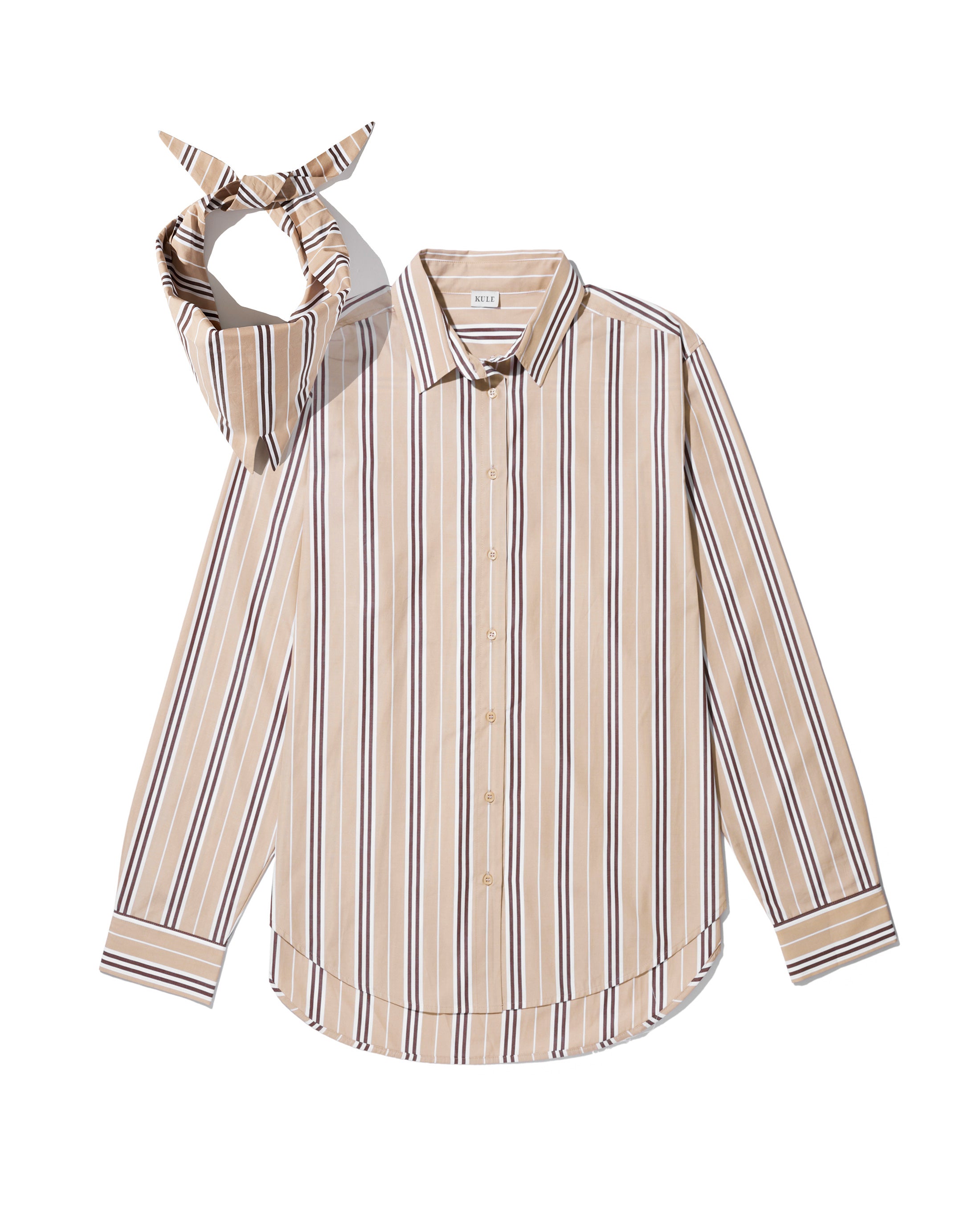 Shellona Khaki Brown White
