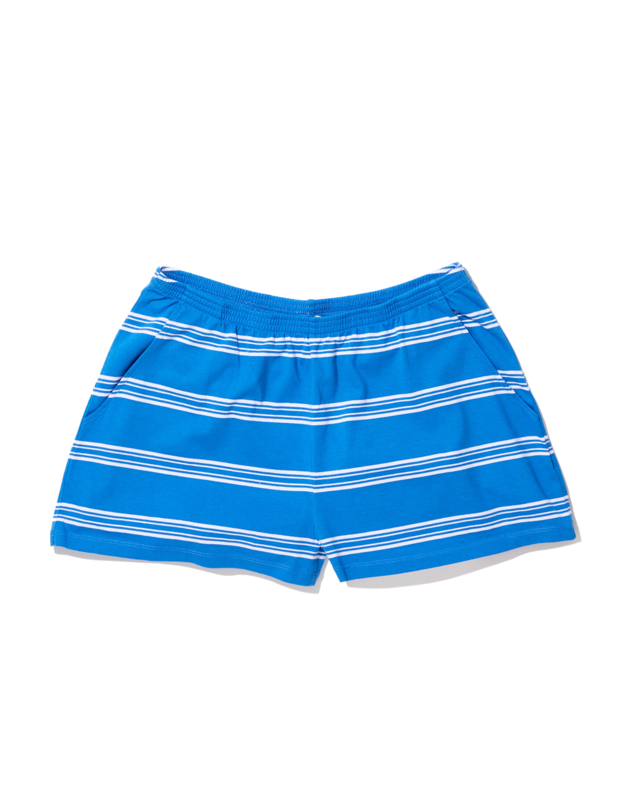 Short Royal White Stripe