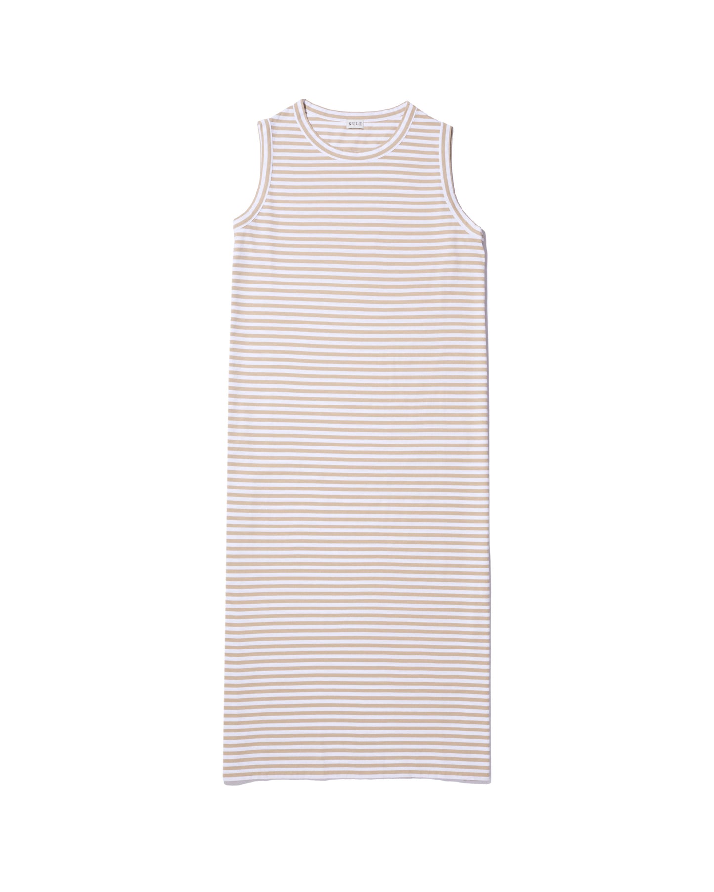 The Tank Dress - Khaki/White