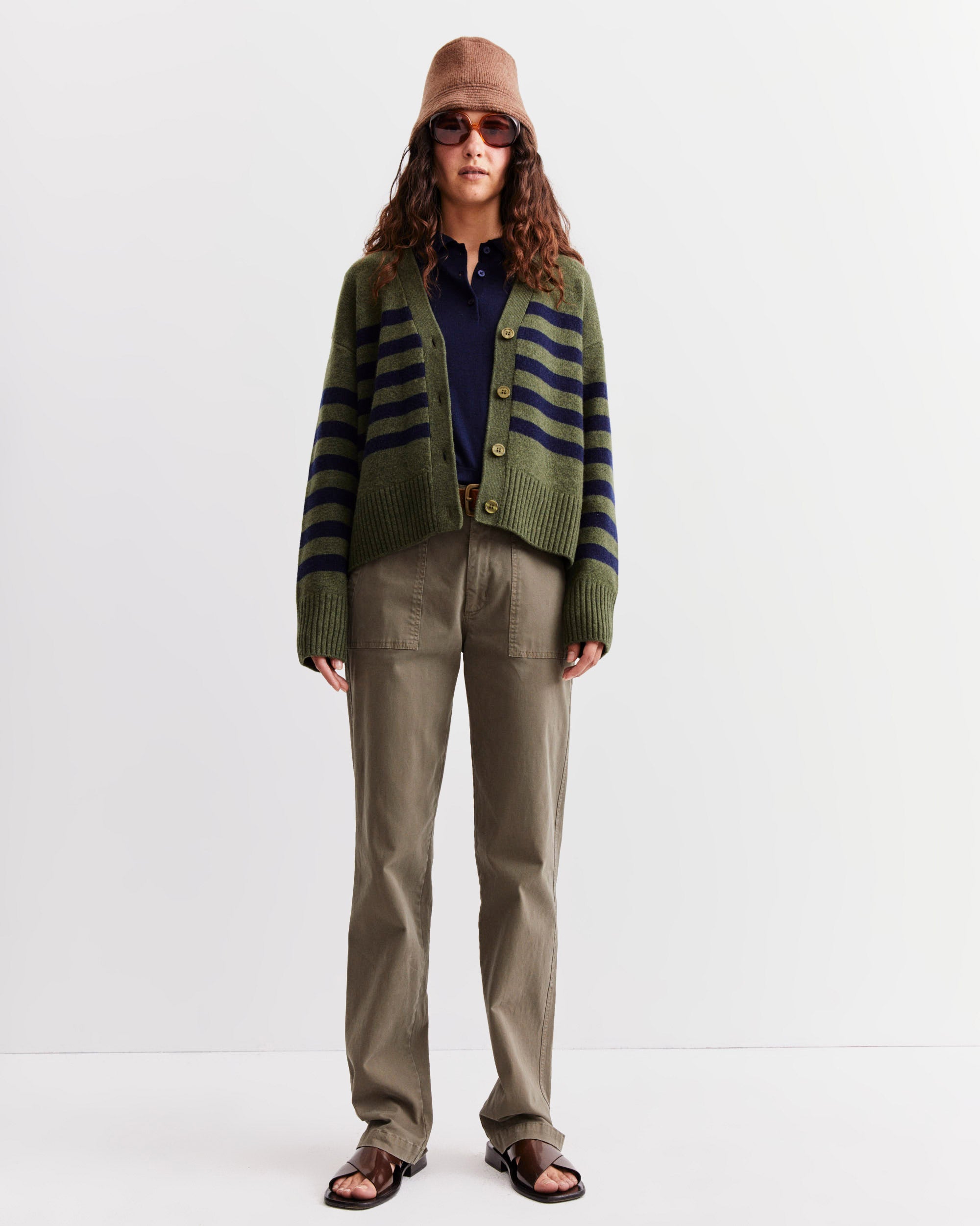 The Raffa - Olive/Navy