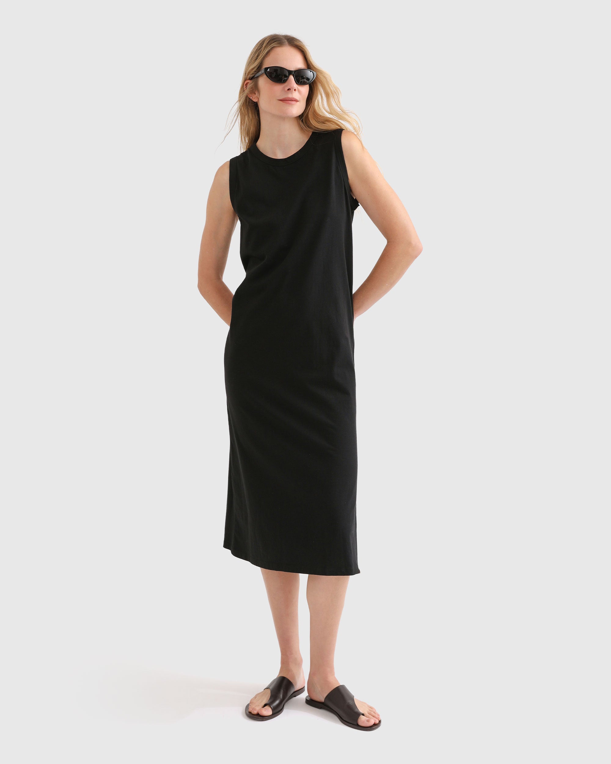 The Tank Dress - Black KULE The Tank Dress - Black KULE