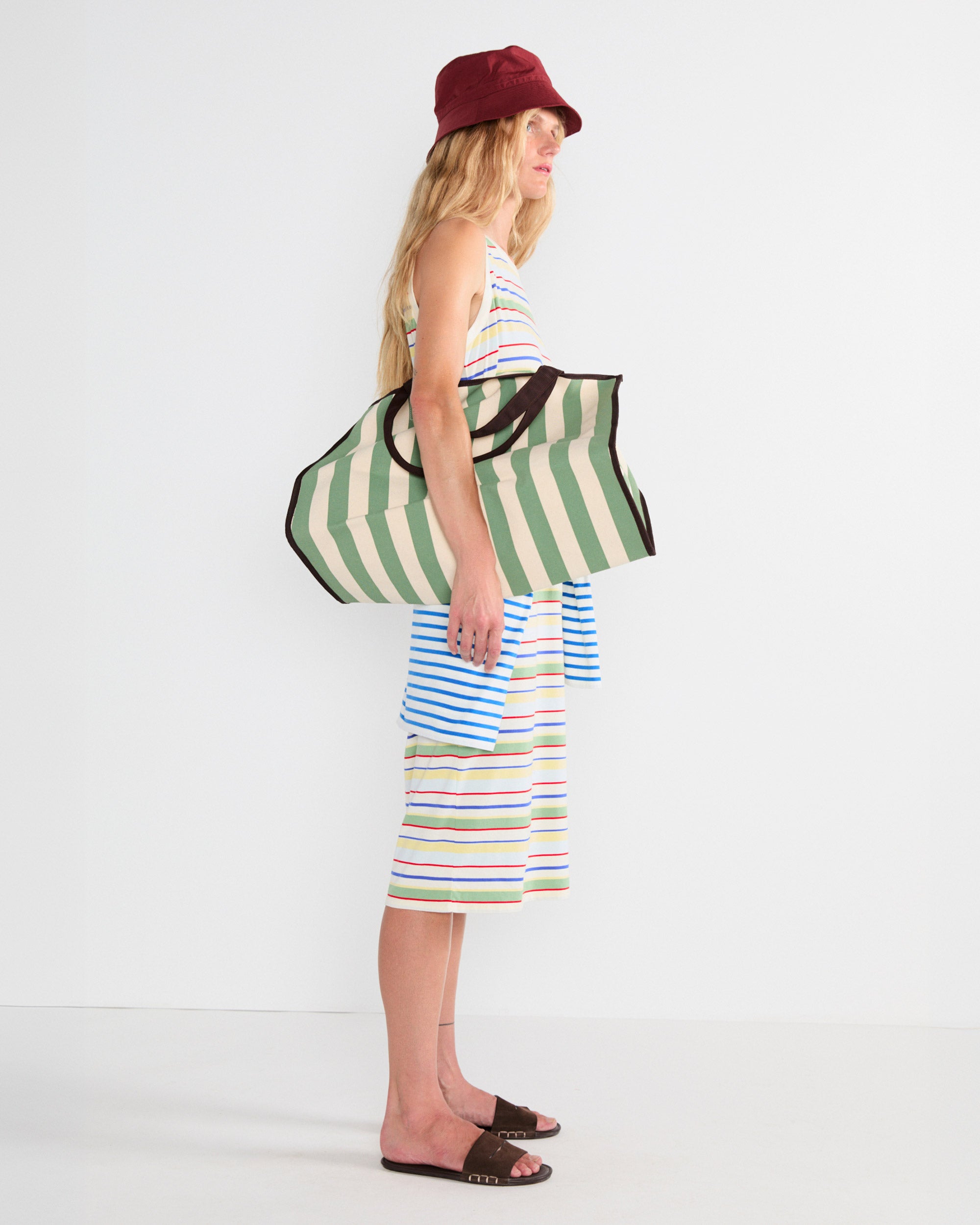 The Tank Dress - Rainbow Multistripe