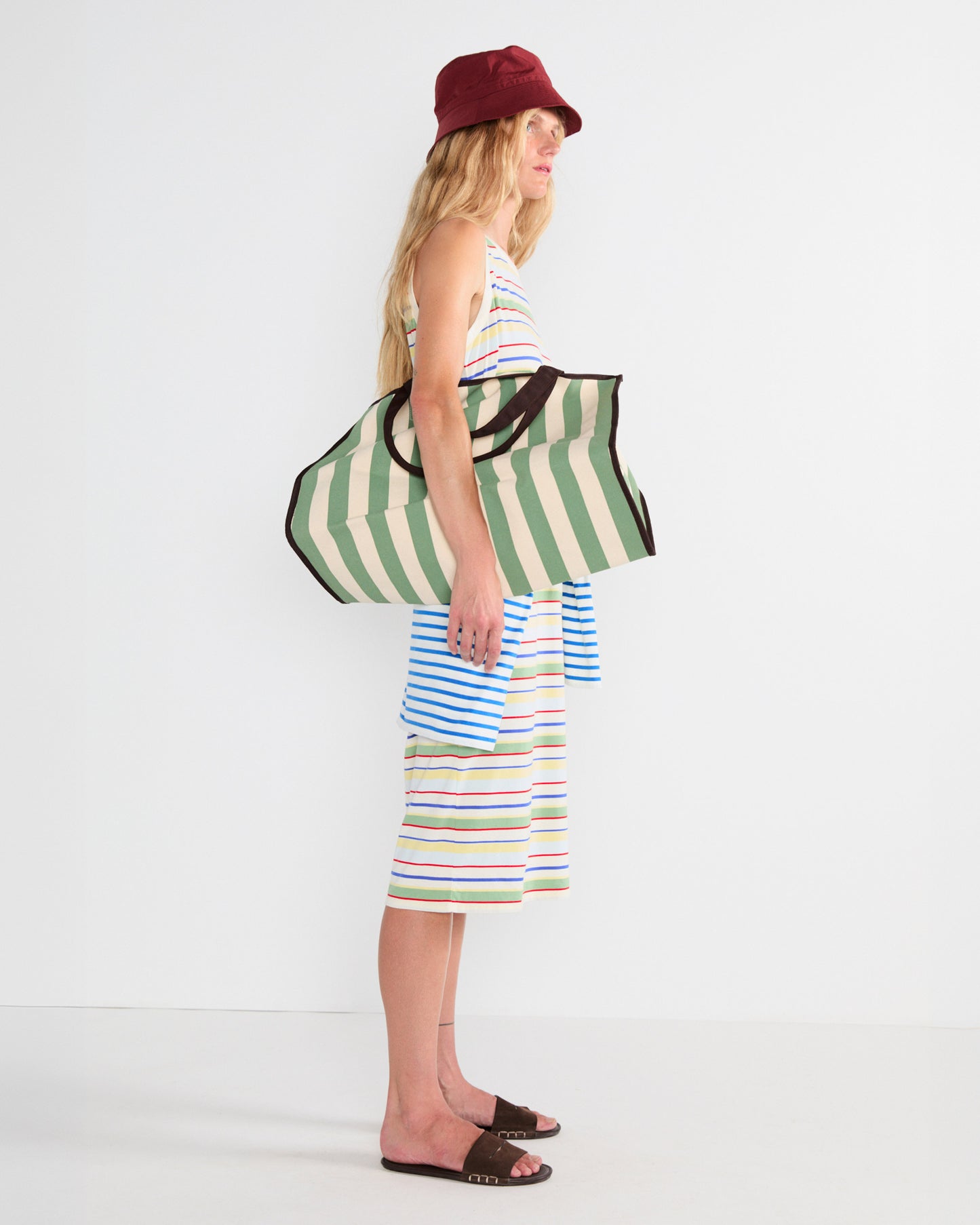 The Tank Dress - Rainbow Multistripe