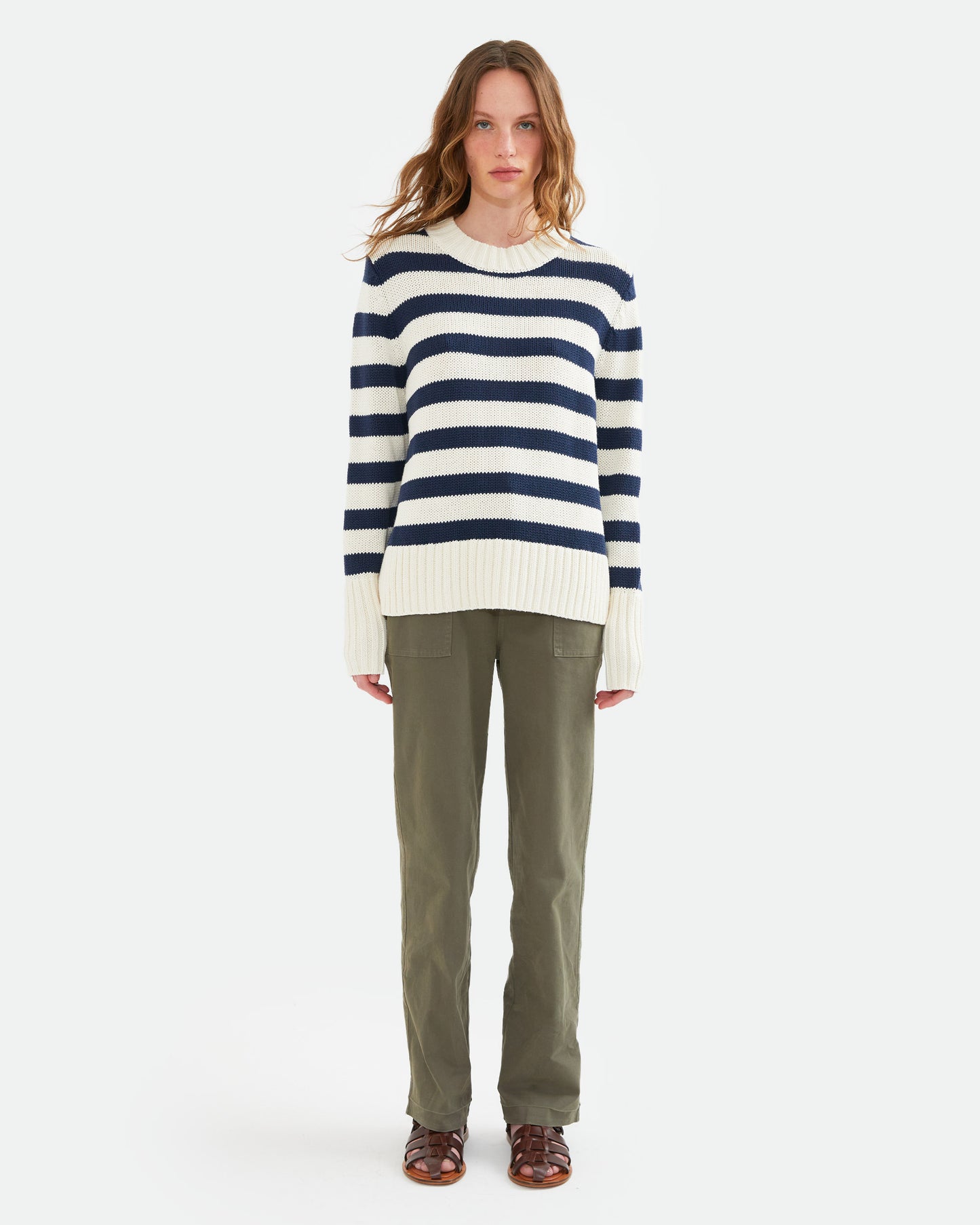 The Tatum - Cream/Navy