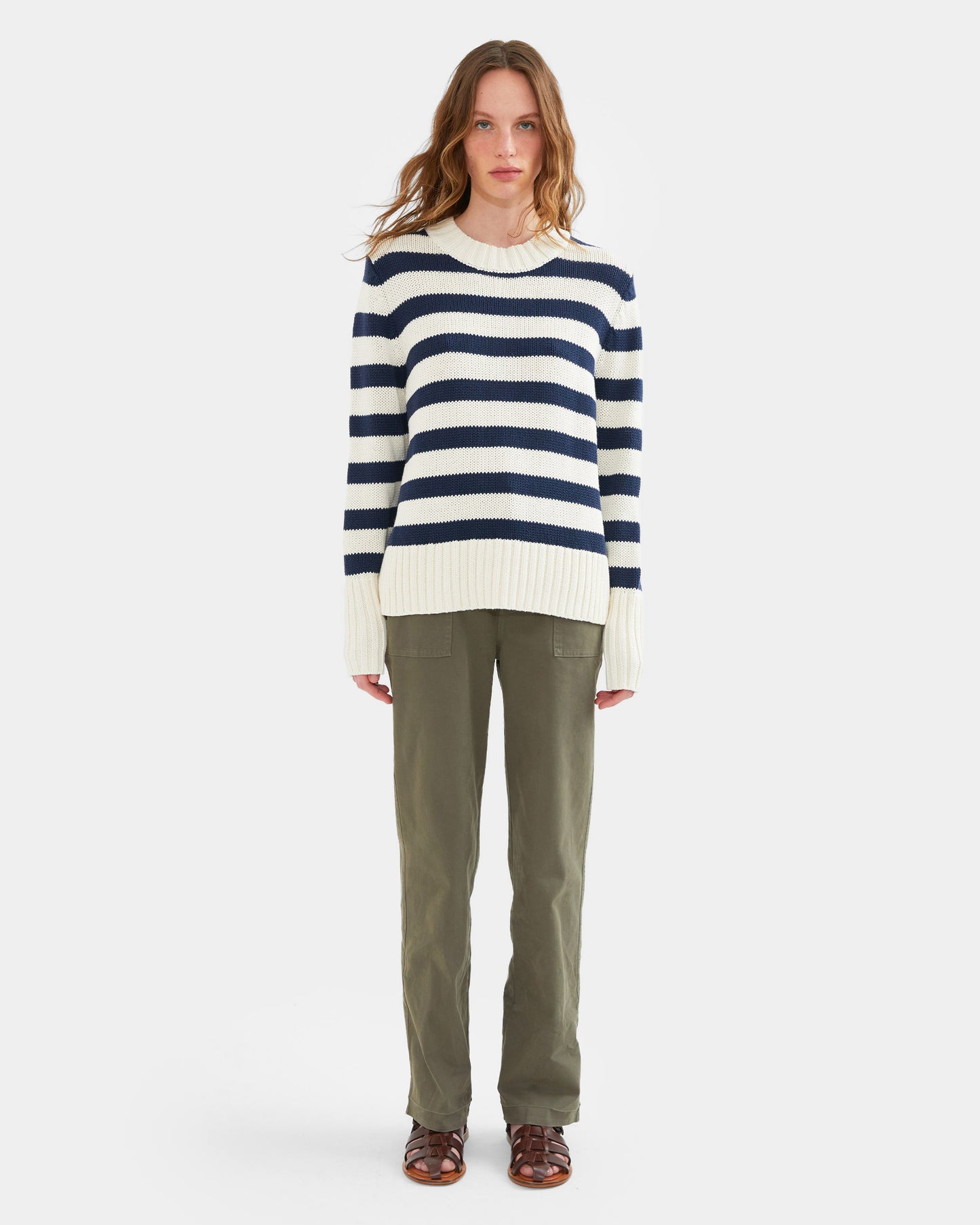 The Tatum - Cream/Navy