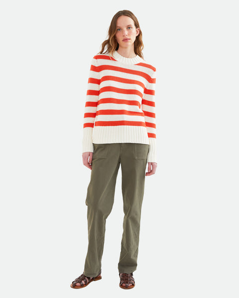 The Tatum - Cream/Poppy