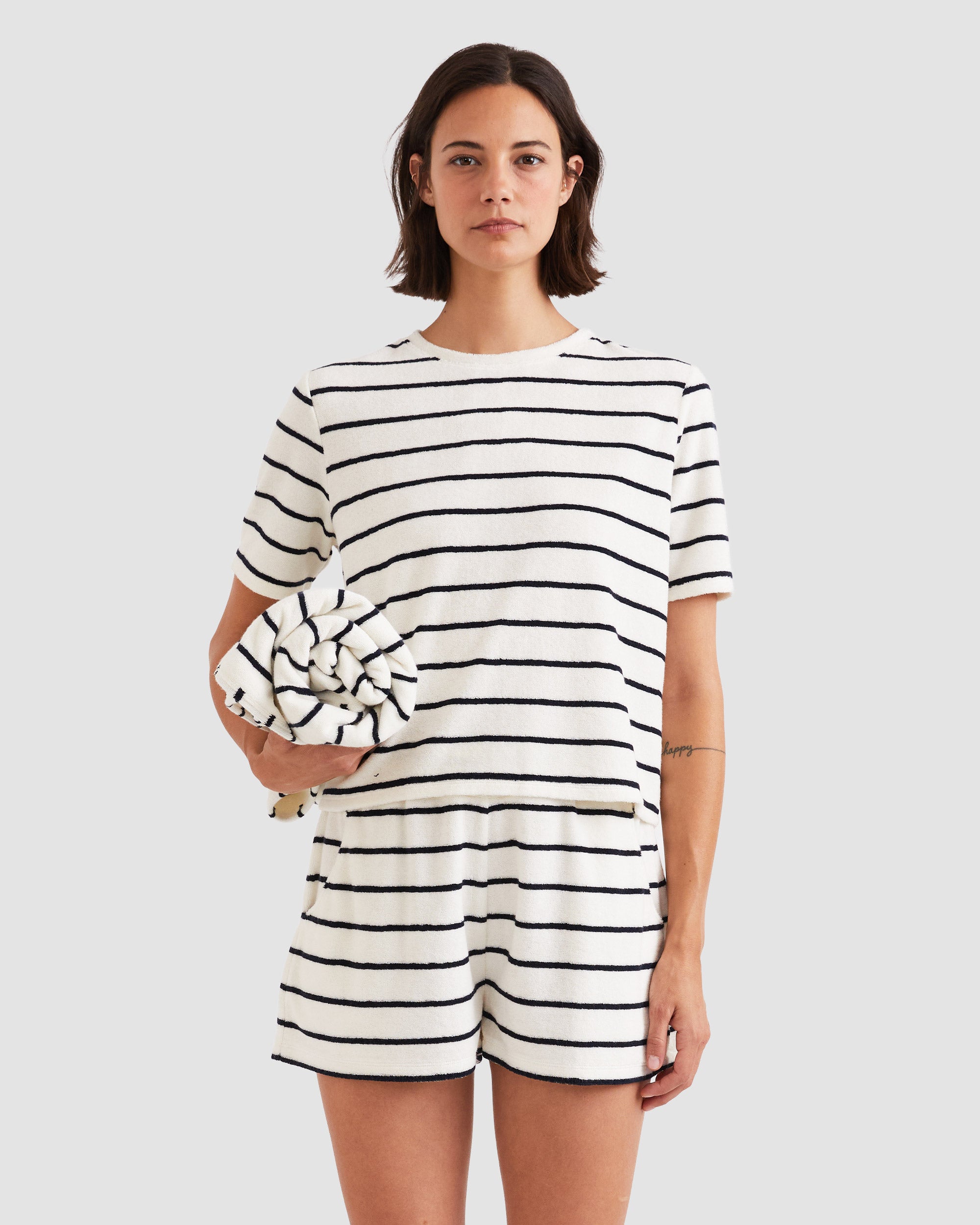 The Terry Hurley - Cream/Navy