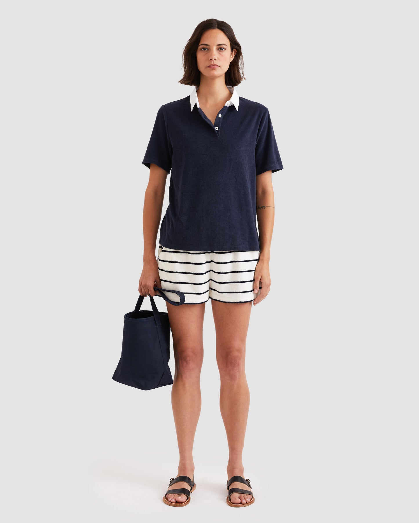 The Terry Polo - Navy